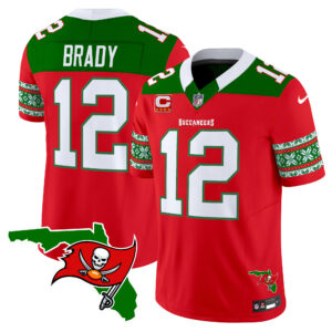 Men's Buccaneers 2024 Christmas Vapor Limited Jersey - All Stitched