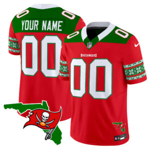 Buccaneers 2024 Christmas Vapor Limited Custom Jersey - All Stitched