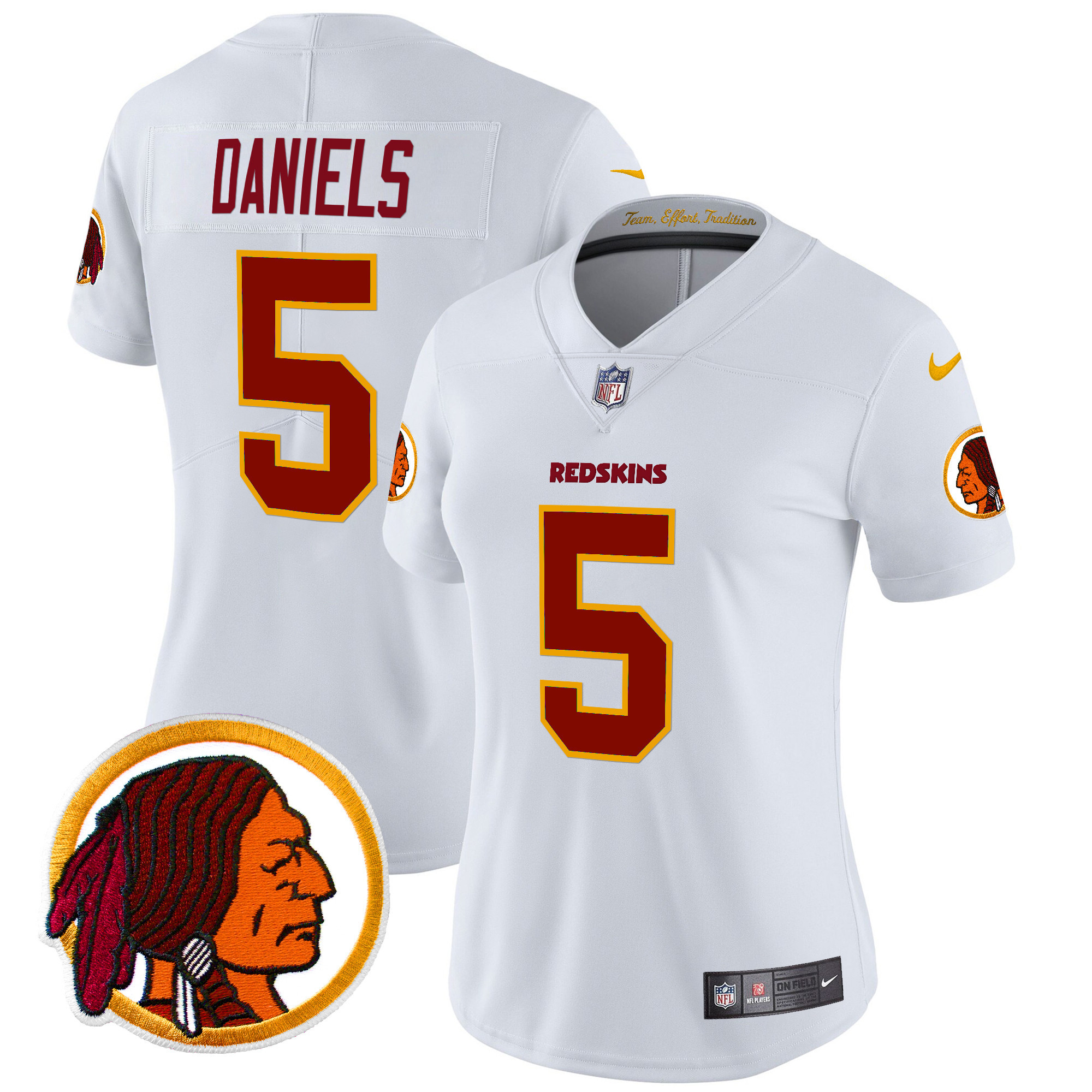 Women's Washington Redskins Throwback Vapor Limited Jersey V2 - All Stitched - Image 29