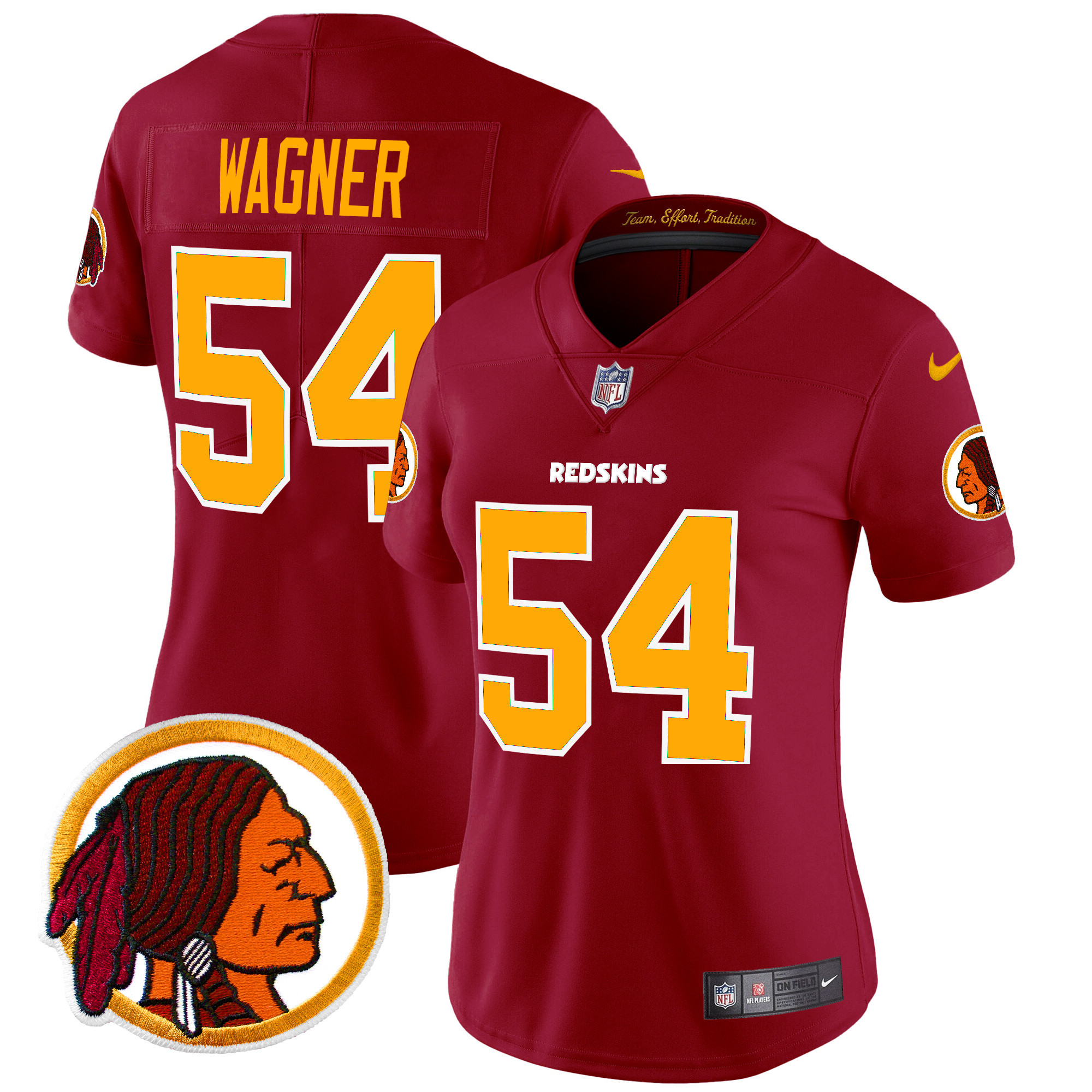Women's Washington Redskins Throwback Vapor Limited Jersey V2 - All Stitched - Image 25