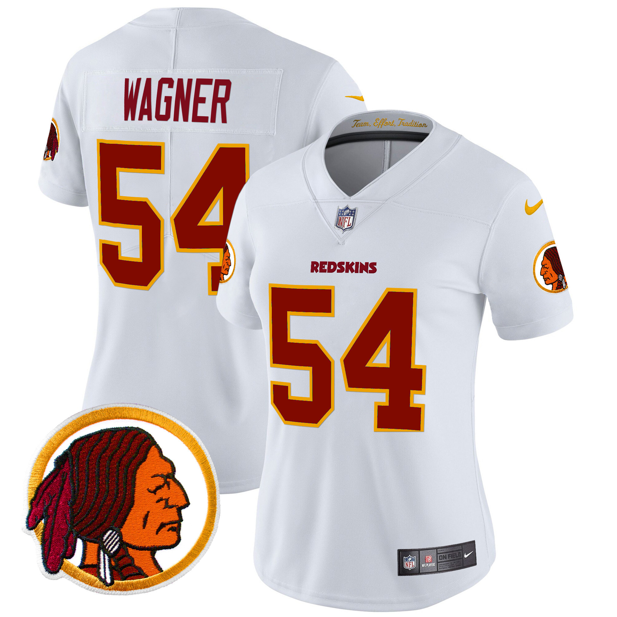 Women's Washington Redskins Throwback Vapor Limited Jersey V2 - All Stitched - Image 32