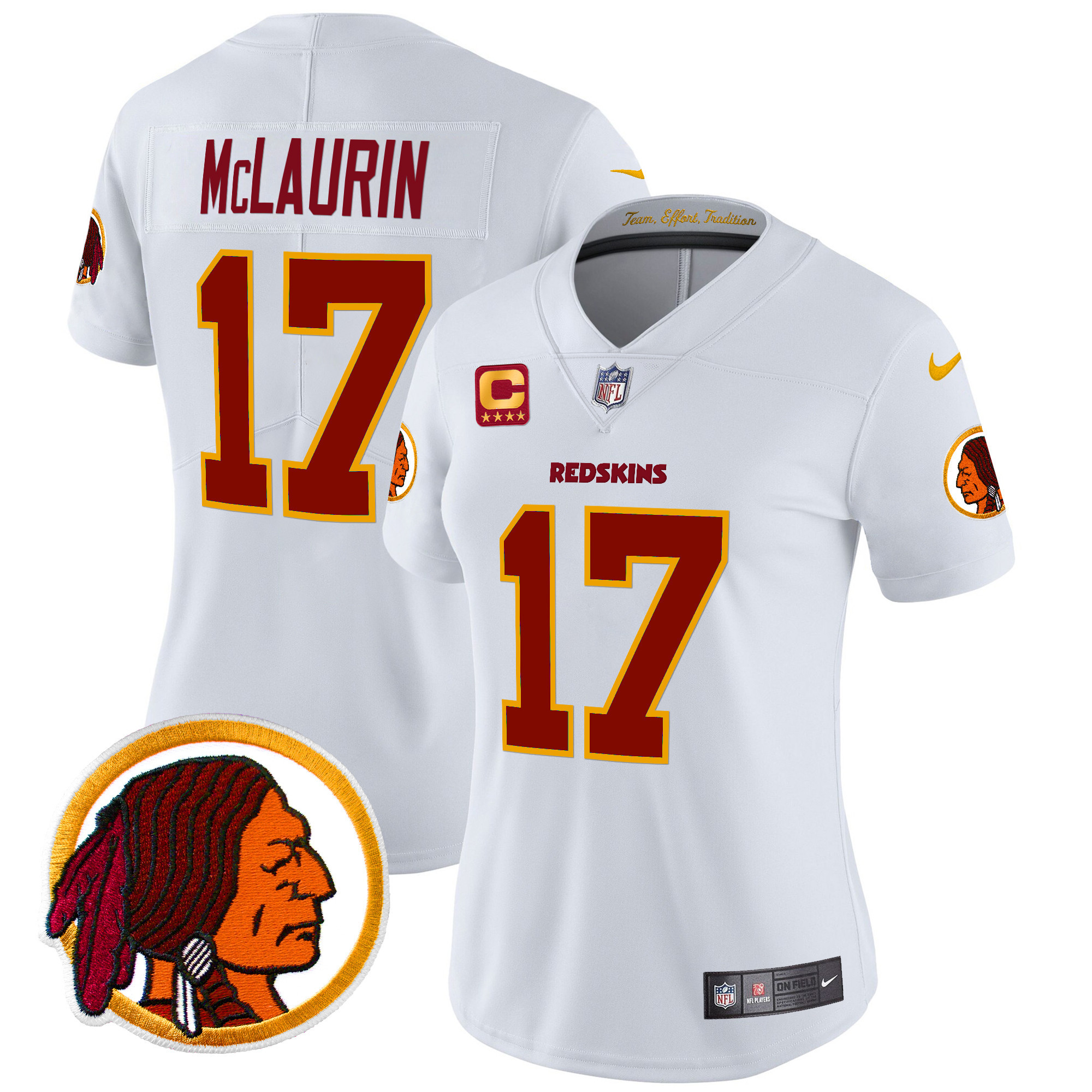 Women's Washington Redskins Throwback Vapor Limited Jersey V2 - All Stitched - Image 33