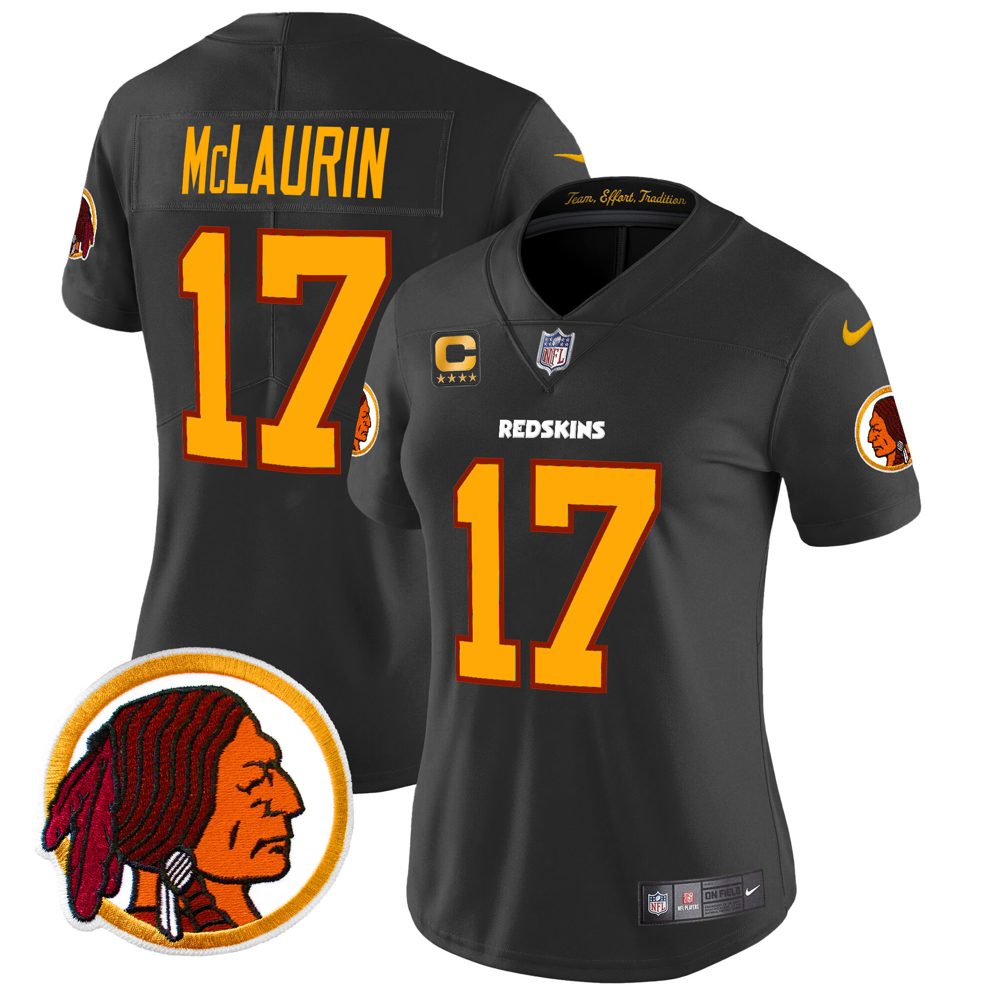 Women's Washington Redskins Throwback Vapor Limited Jersey V2 - All Stitched - Image 19