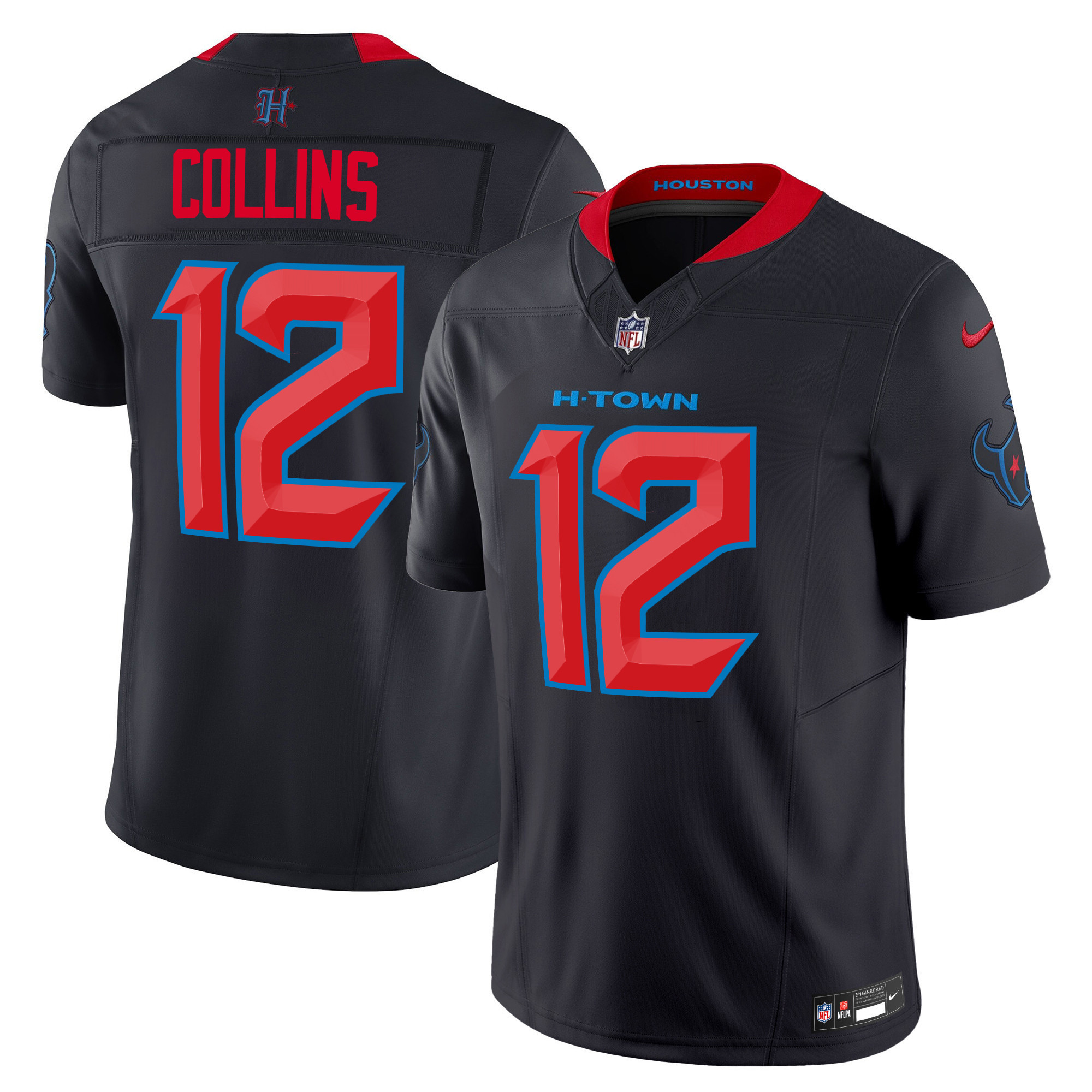 Men's Houston Texans 2024 Vapor Limited Jersey V2 - All Stitched - Image 18