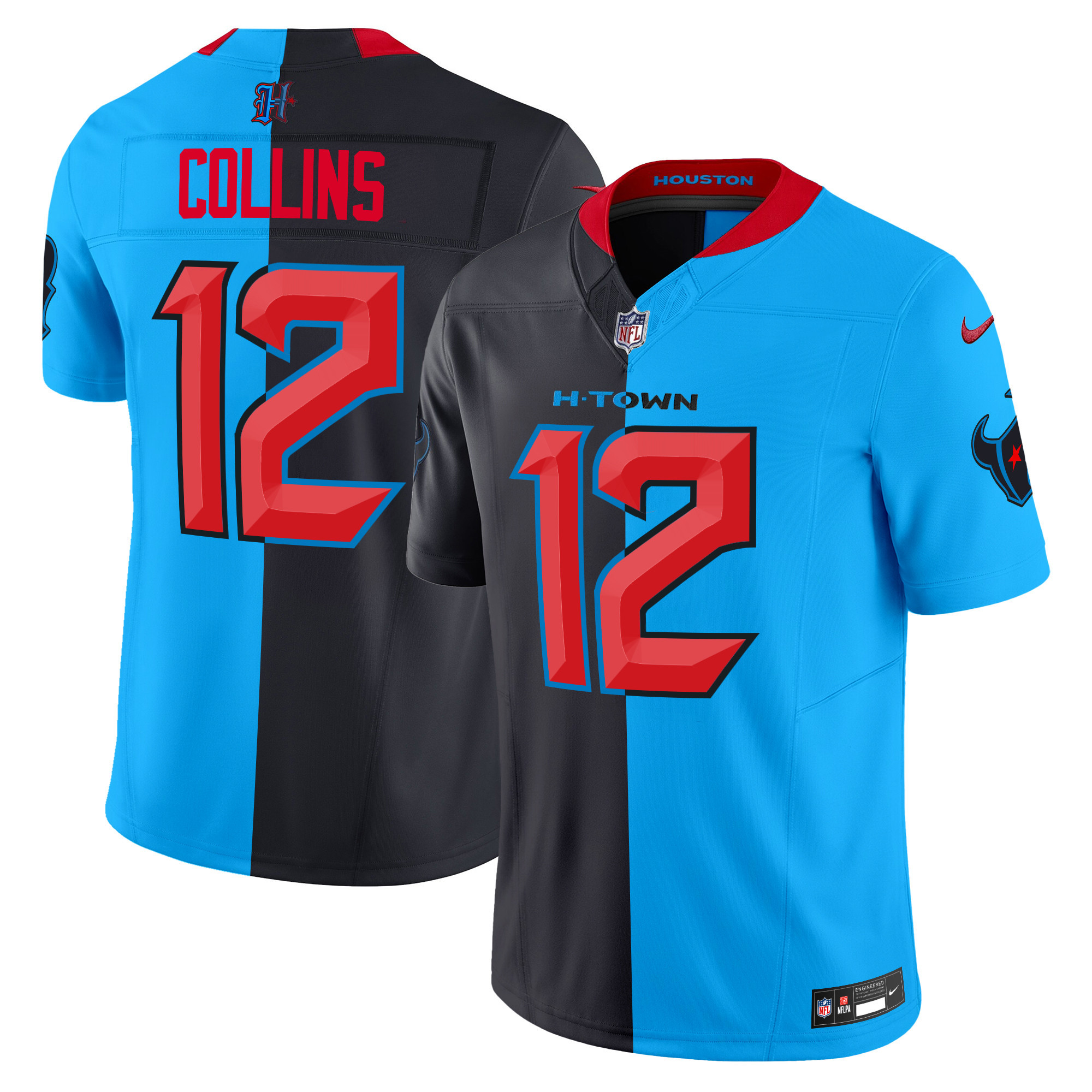 Men's Houston Texans 2024 Vapor Limited Jersey V2 - All Stitched - Image 45