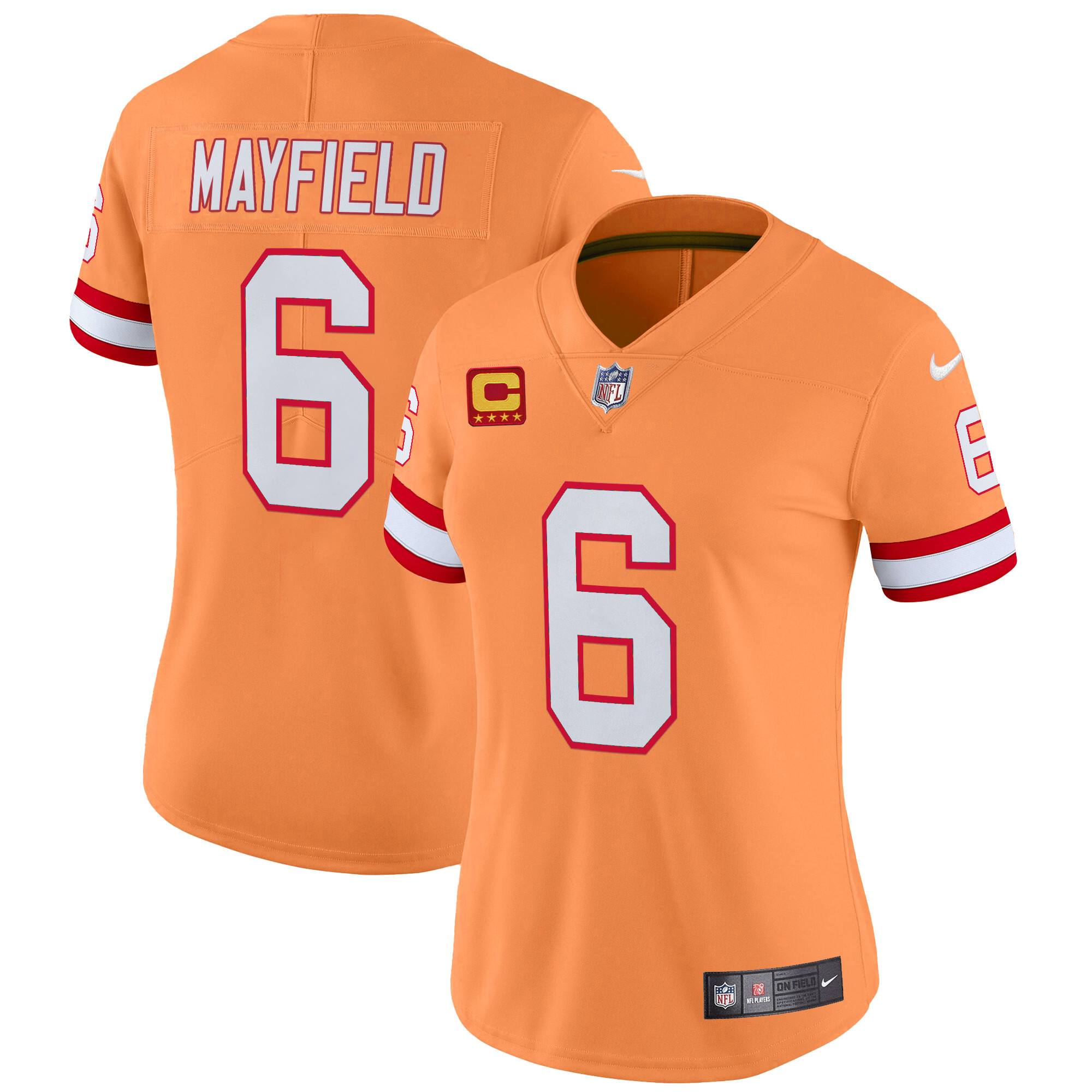 Women's Tampa Bay Buccaneers Throwback Vapor Limited Jersey V2 - All Stitched - Image 15