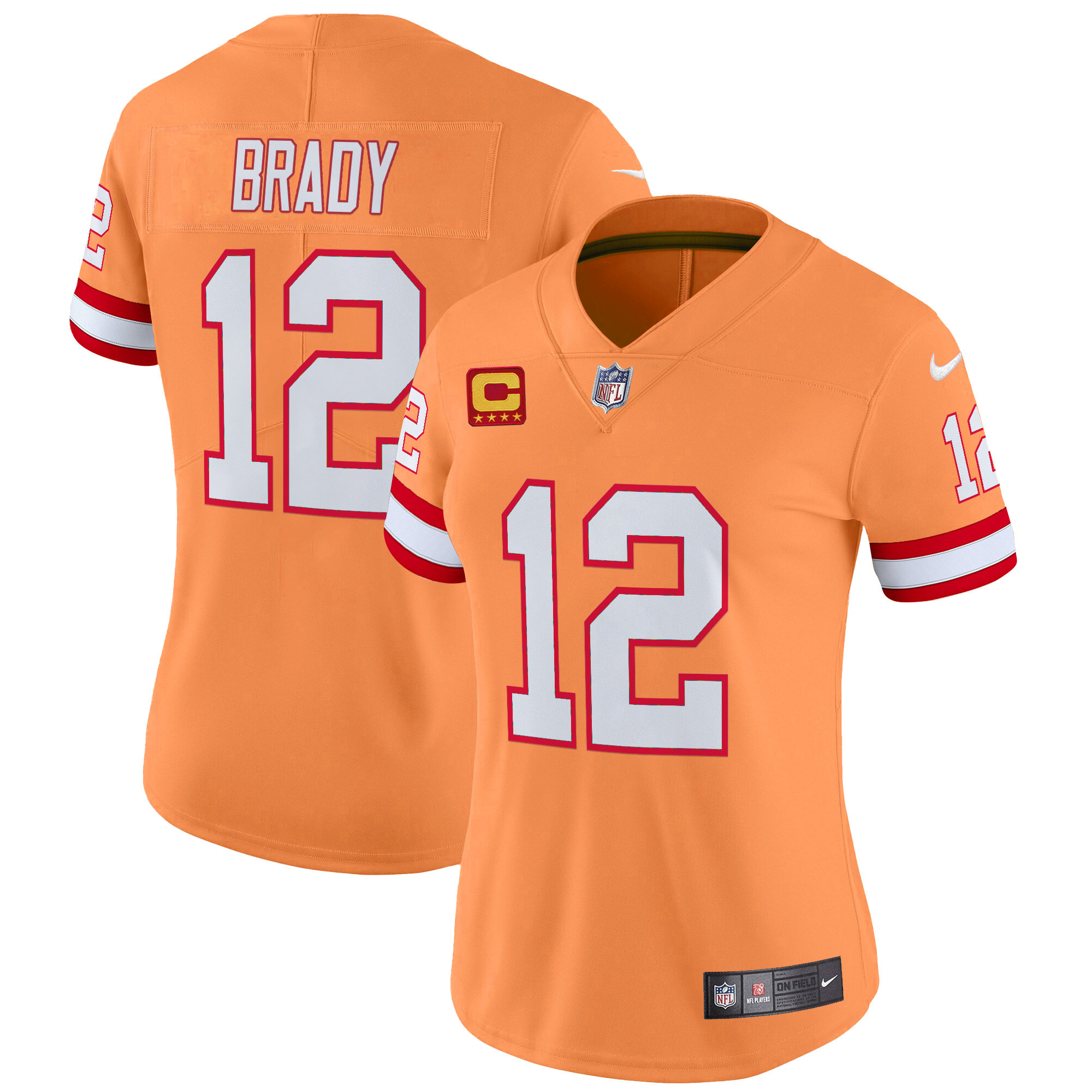 Women's Tampa Bay Buccaneers Throwback Vapor Limited Jersey V2 - All Stitched - Image 16