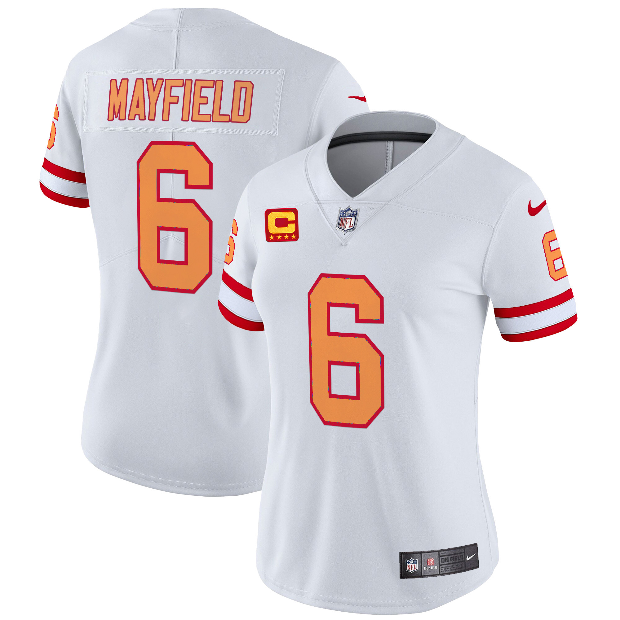 Women's Tampa Bay Buccaneers Throwback Vapor Limited Jersey V2 - All Stitched - Image 22