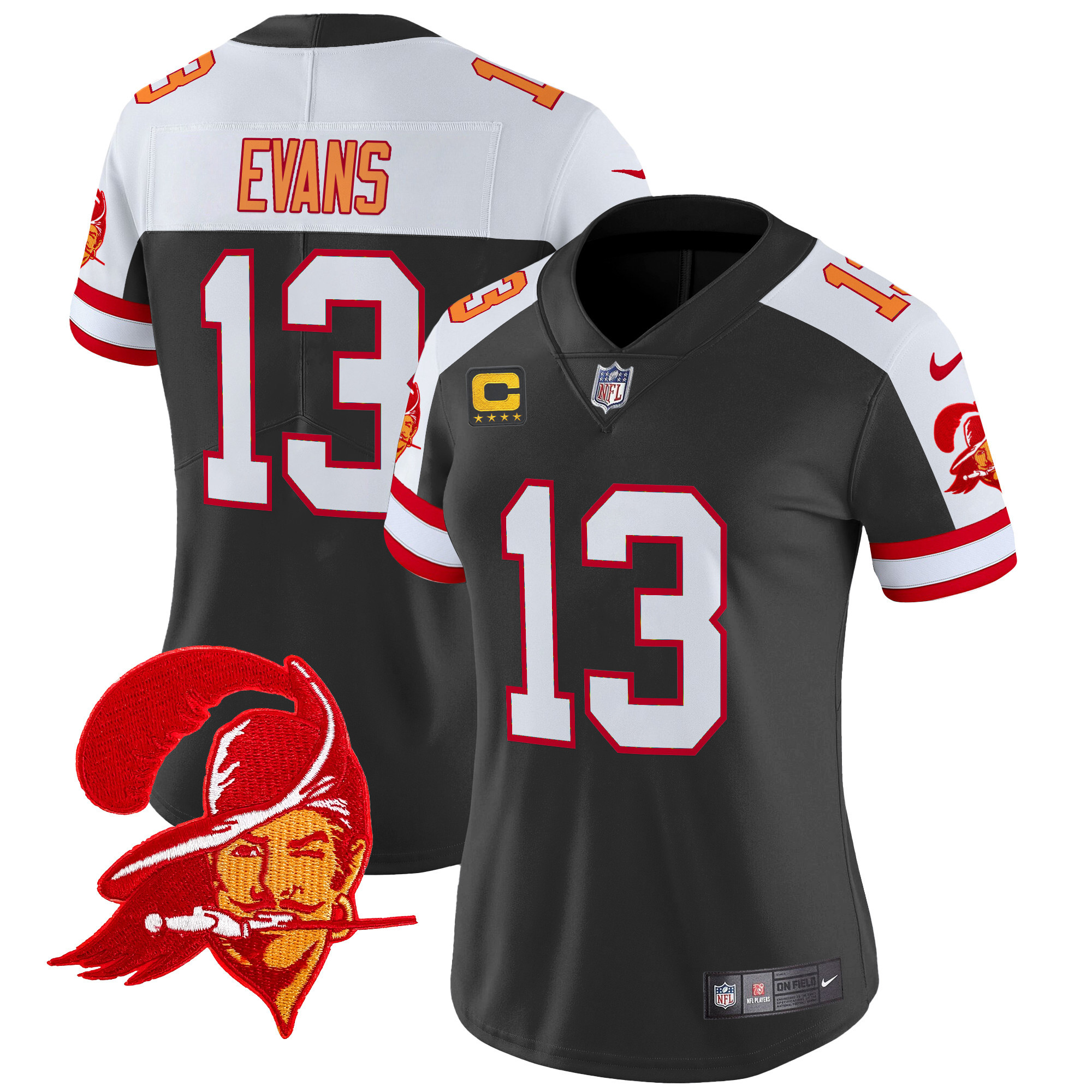 Women's Tampa Bay Buccaneers Throwback Vapor Limited Jersey V2 - All Stitched - Image 10