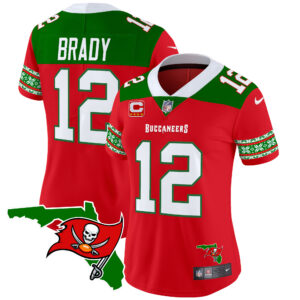 Women's Buccaneers 2024 Christmas Vapor Limited Jersey - All Stitched