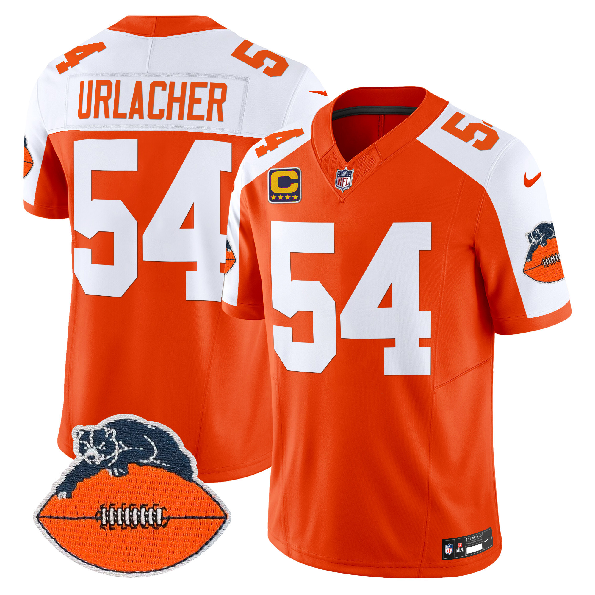 Men's Chicago Bears Throwback Vapor Limited Jersey - All Stitched - Image 11