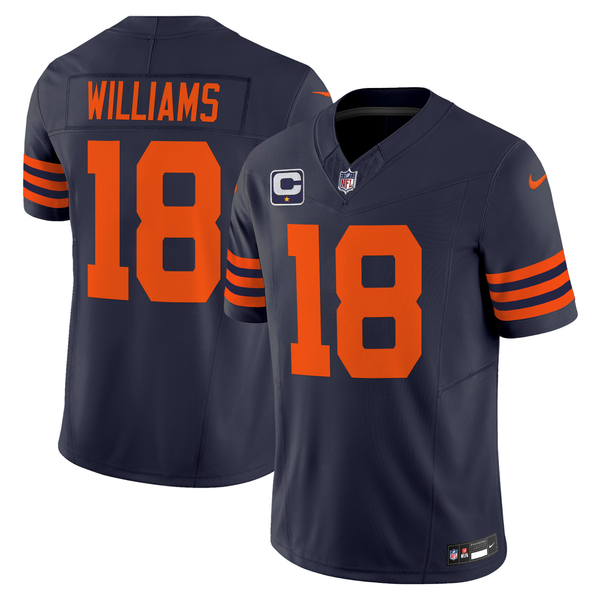 Men's Chicago Bears Throwback Vapor Limited Jersey - All Stitched - Image 15