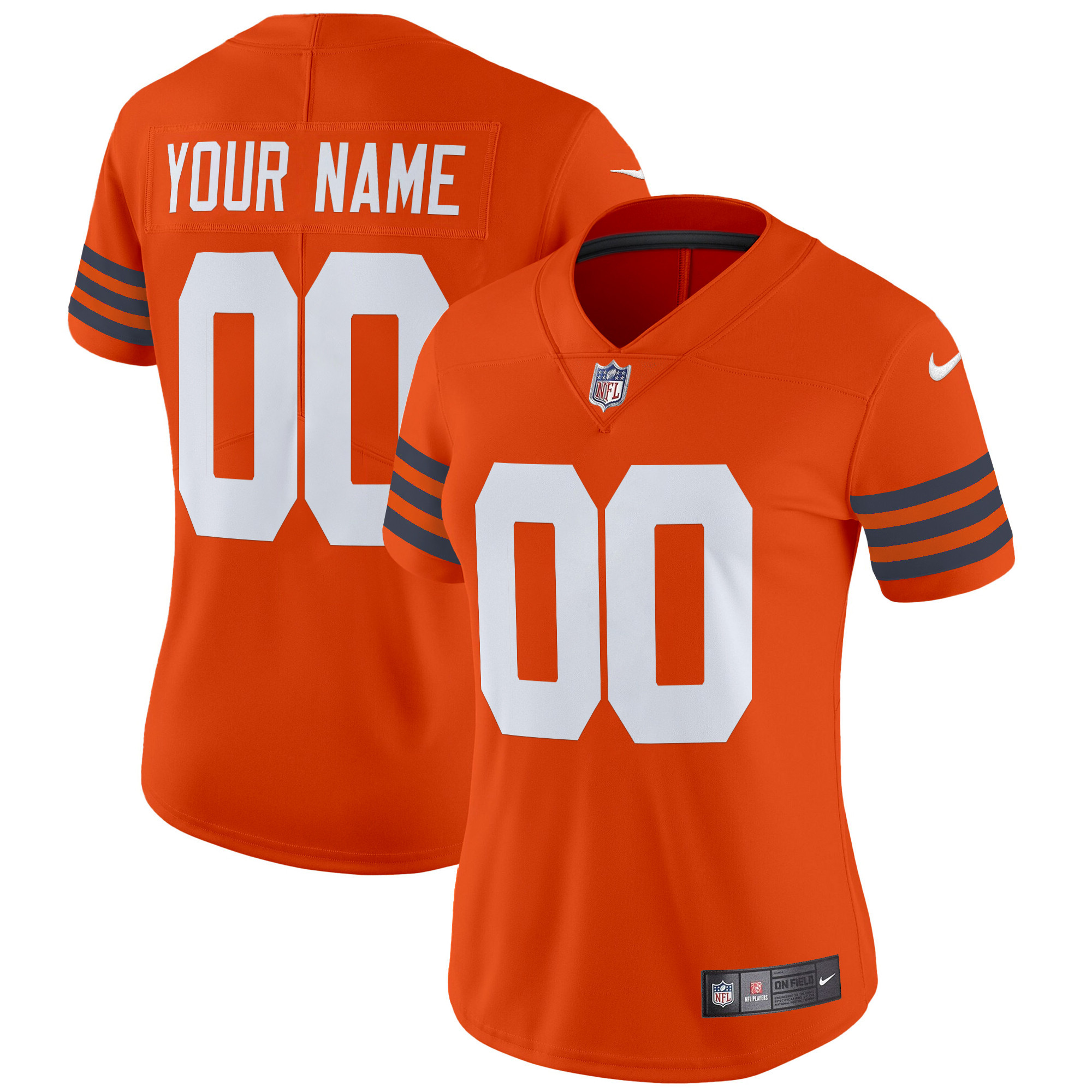 Chicago Bears Throwback Vapor Limited Custom Jersey - All Stitched - Image 10