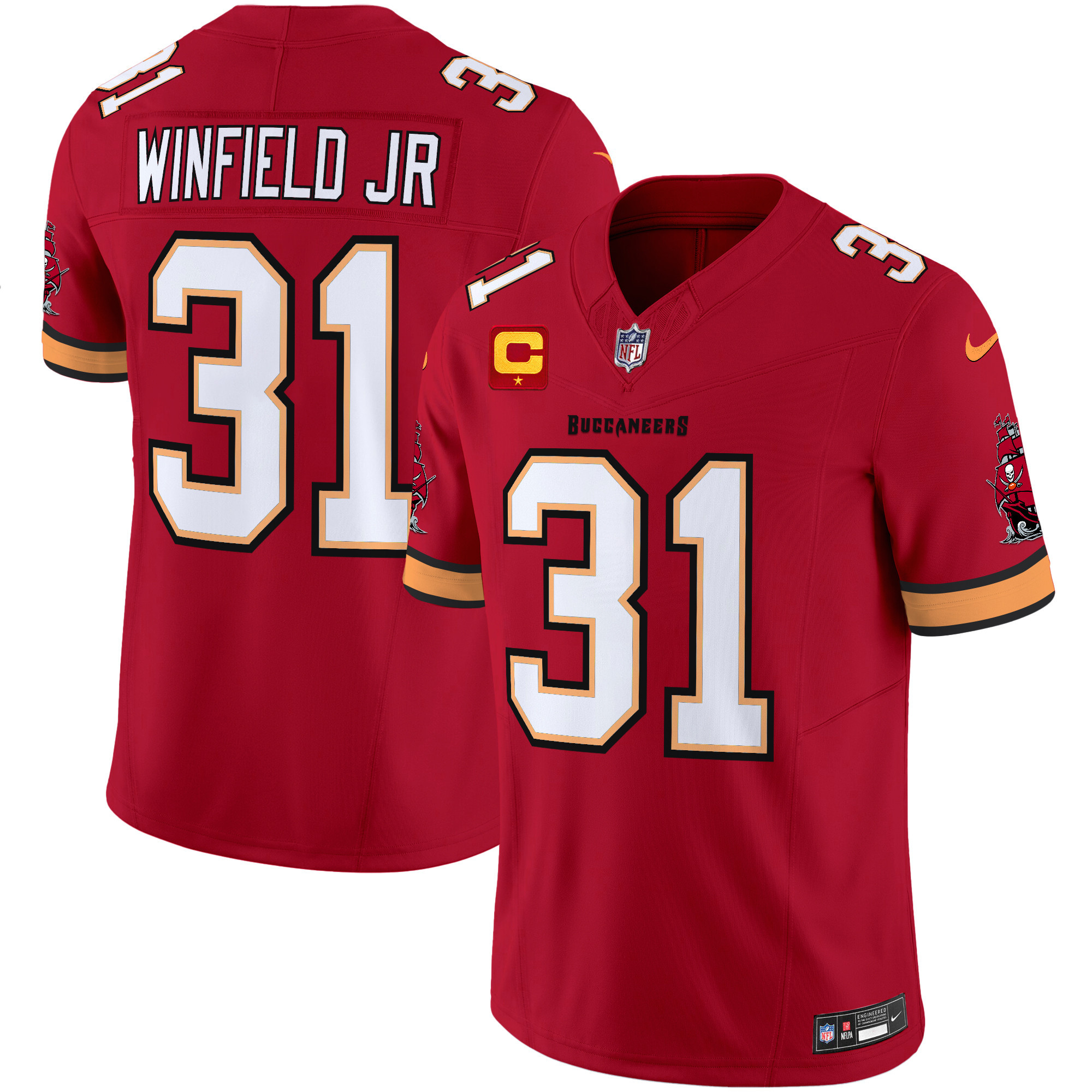 Men's Buccaneers Throwback Vapor Limited Jersey V3 - All Stitched - Image 13