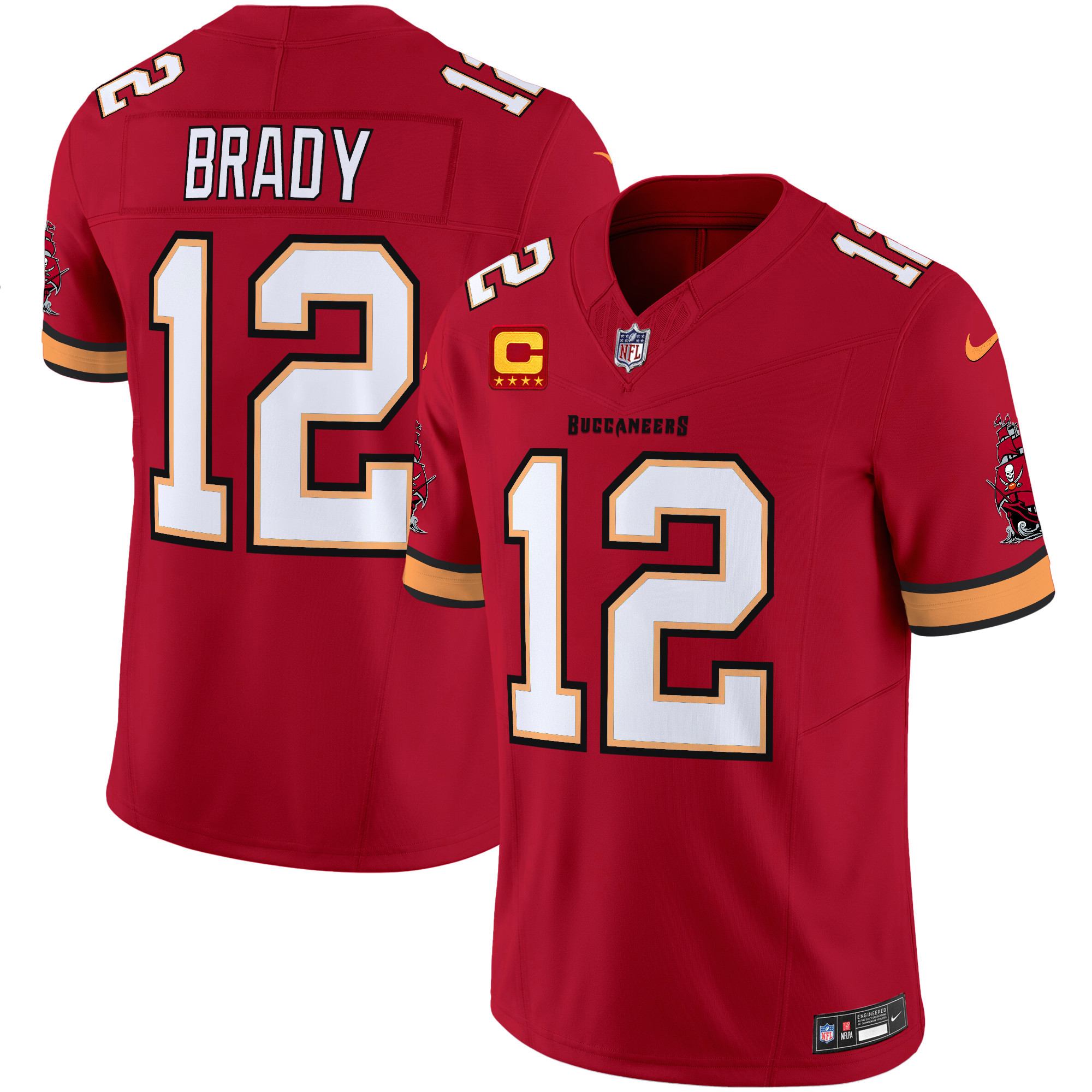 Men's Buccaneers Throwback Vapor Limited Jersey V3 - All Stitched - Image 9