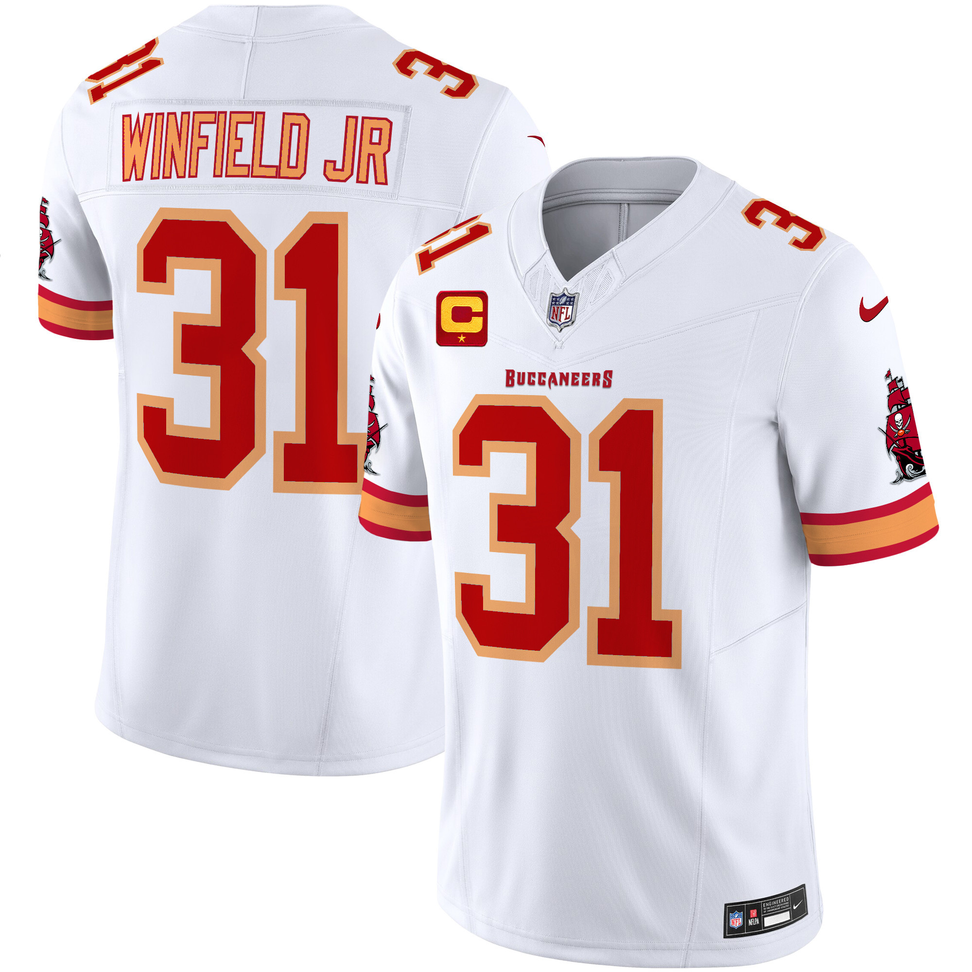 Men's Buccaneers Throwback Vapor Limited Jersey V3 - All Stitched - Image 20