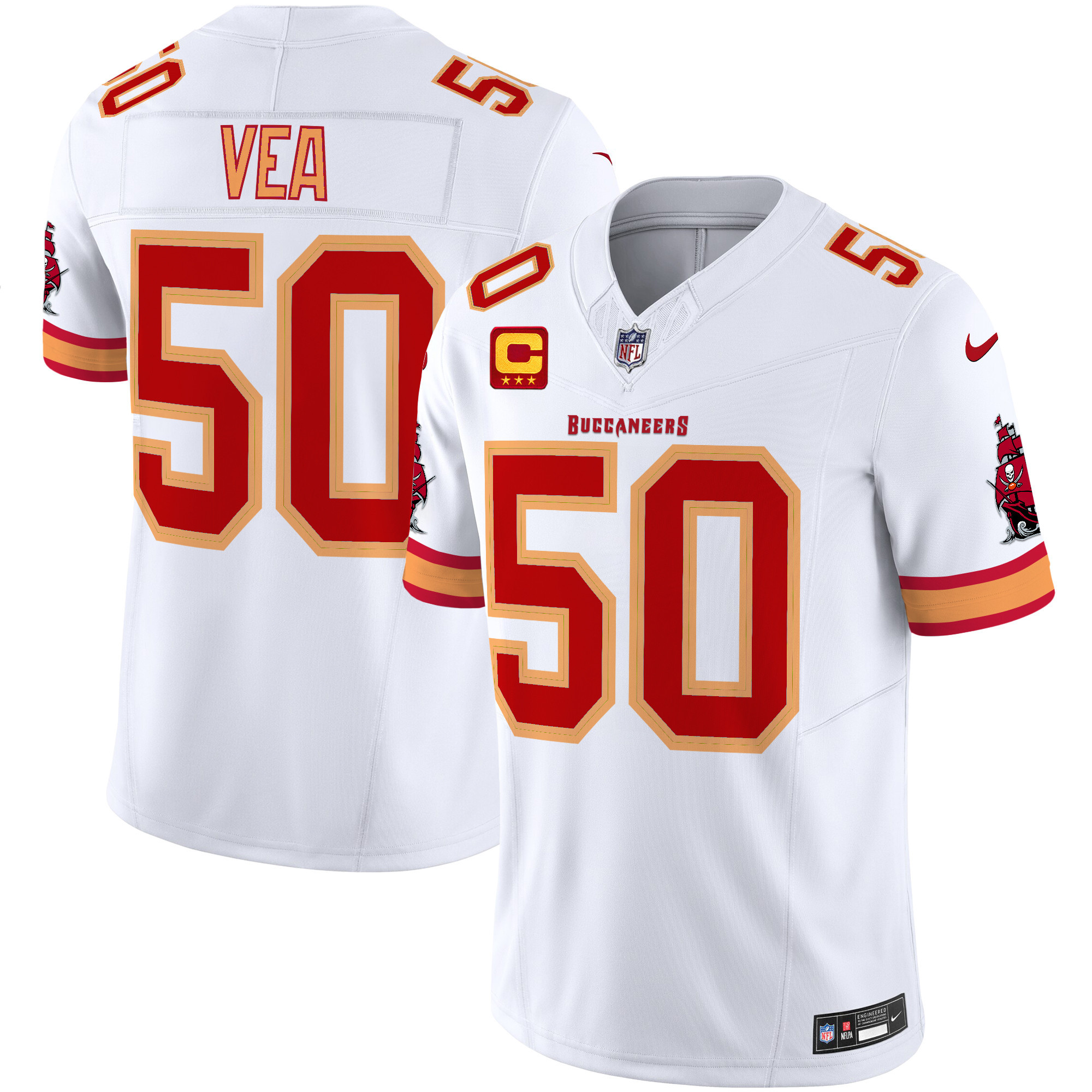 Men's Buccaneers Throwback Vapor Limited Jersey V3 - All Stitched - Image 19