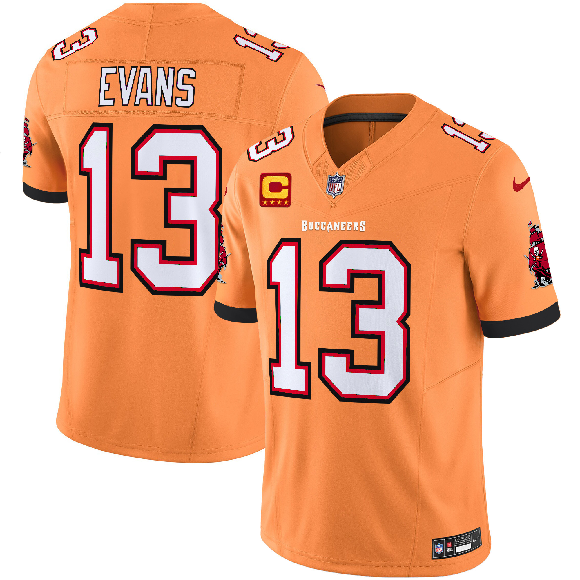 Men's Buccaneers Throwback Vapor Limited Jersey V3 - All Stitched - Image 3