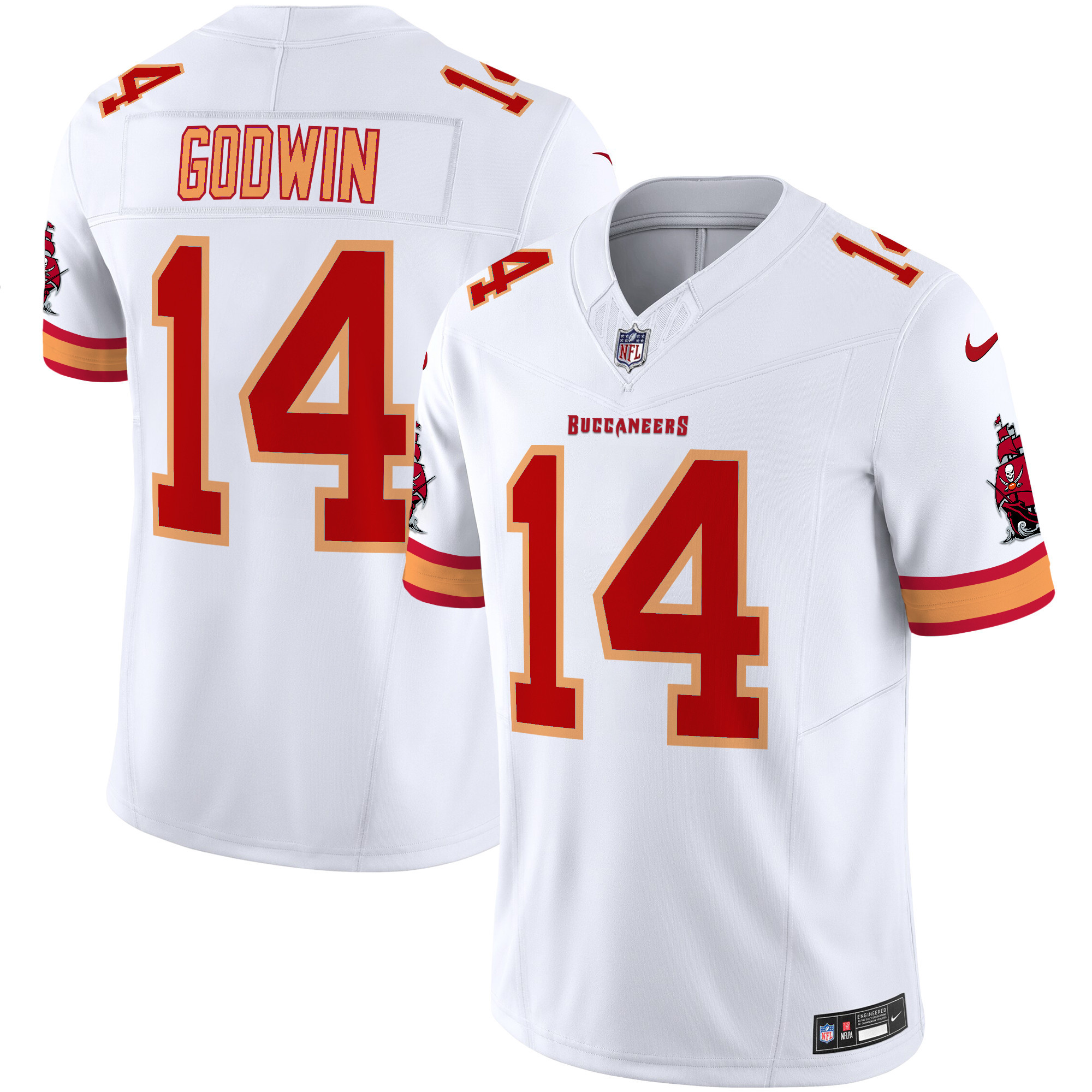 Men's Buccaneers Throwback Vapor Limited Jersey V3 - All Stitched - Image 18