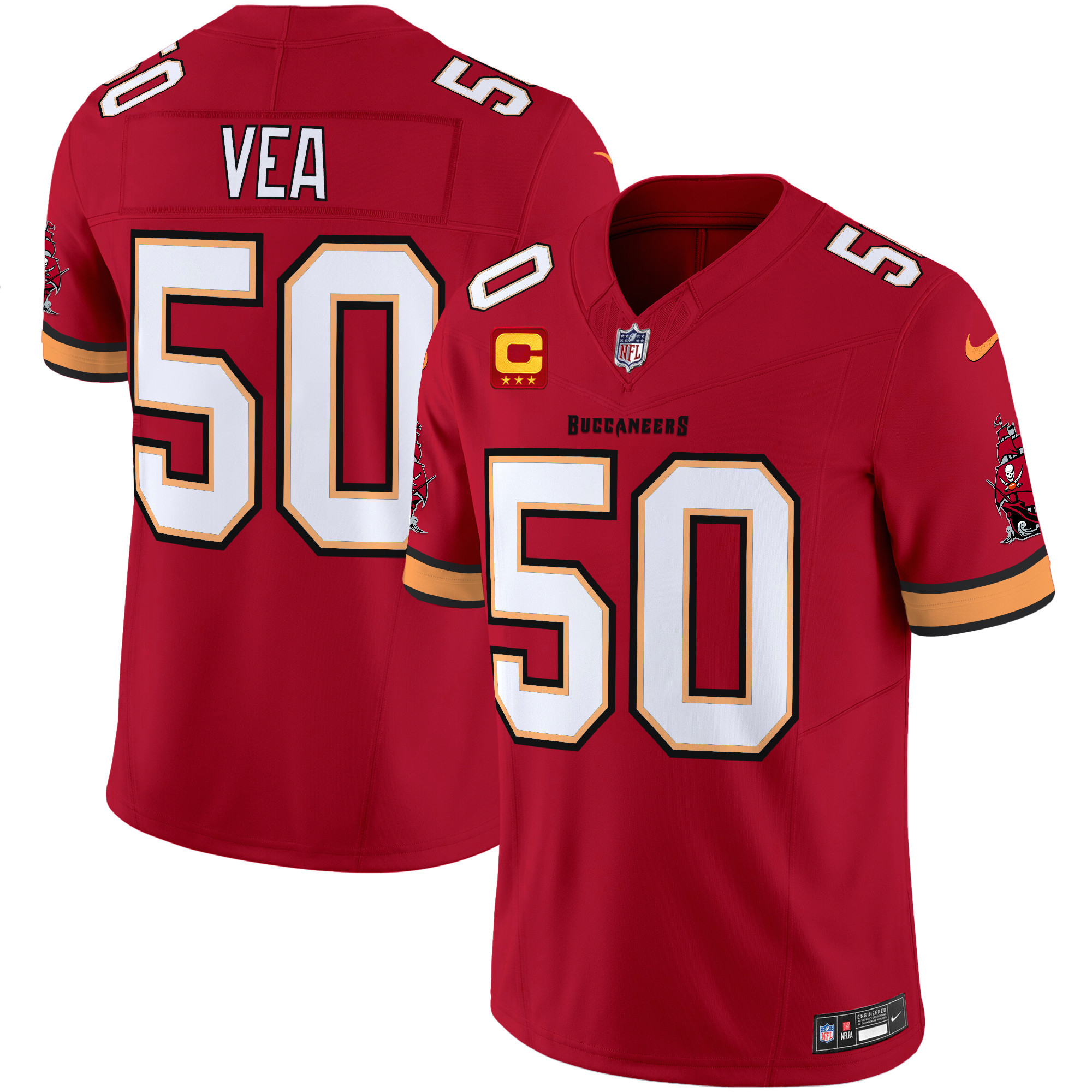 Men's Buccaneers Throwback Vapor Limited Jersey V3 - All Stitched - Image 12