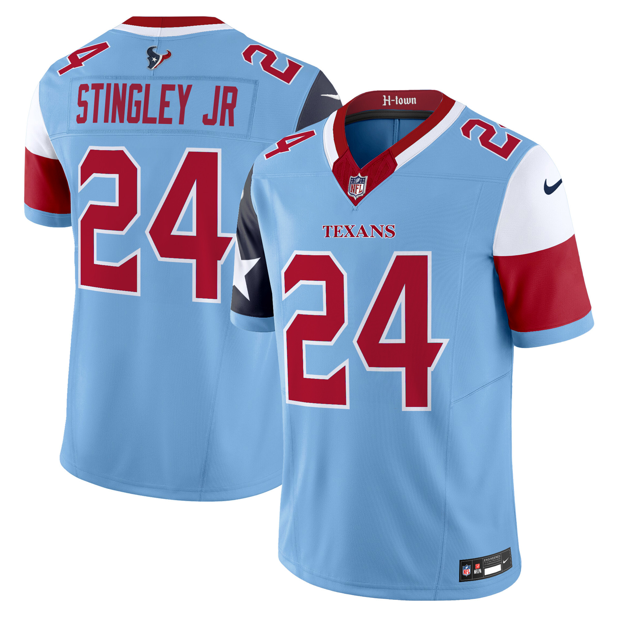 Men's Houston Texans 2024 Vapor Limited Jersey V5 - All Stitched - Image 6