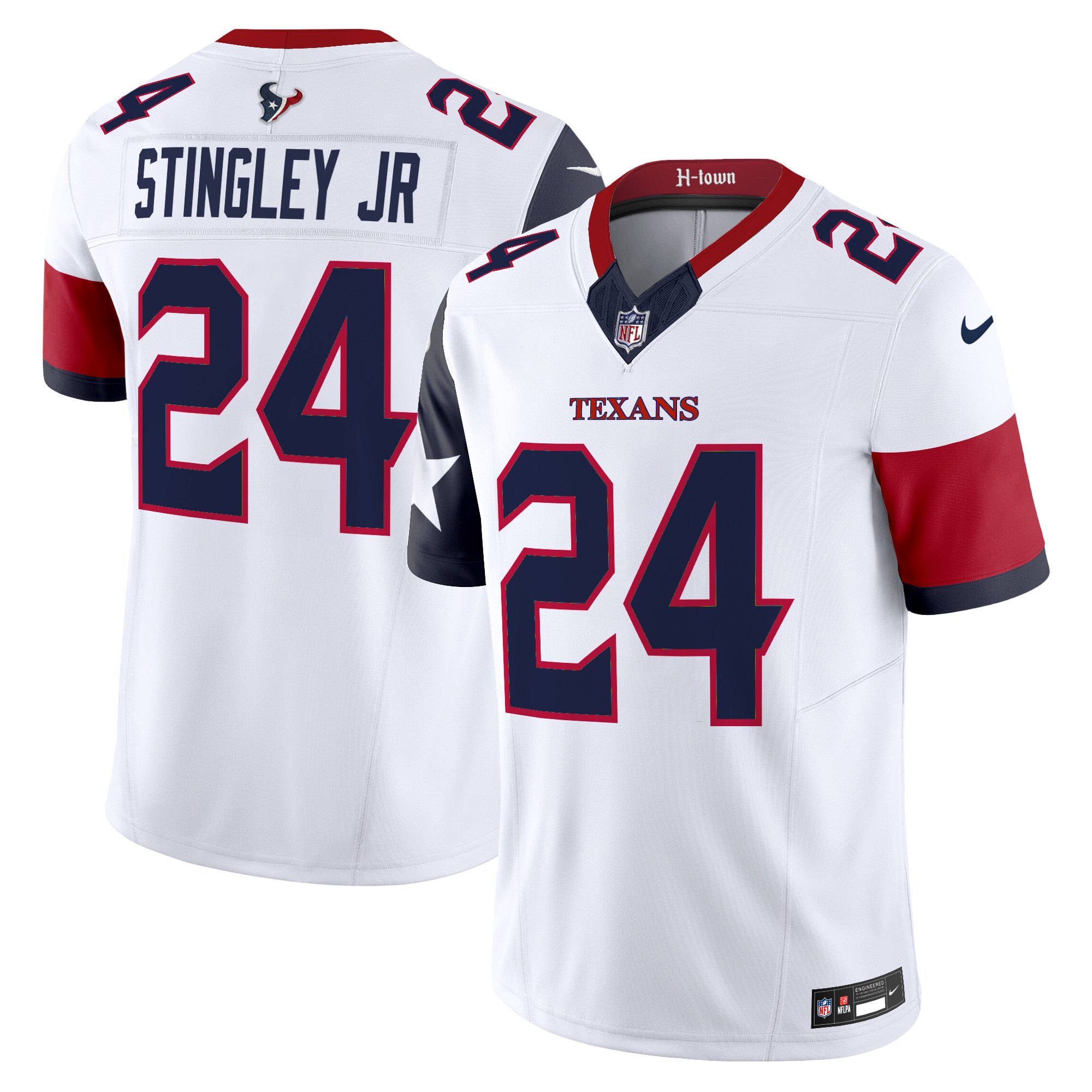 Men's Houston Texans 2024 Vapor Limited Jersey V5 - All Stitched - Image 33