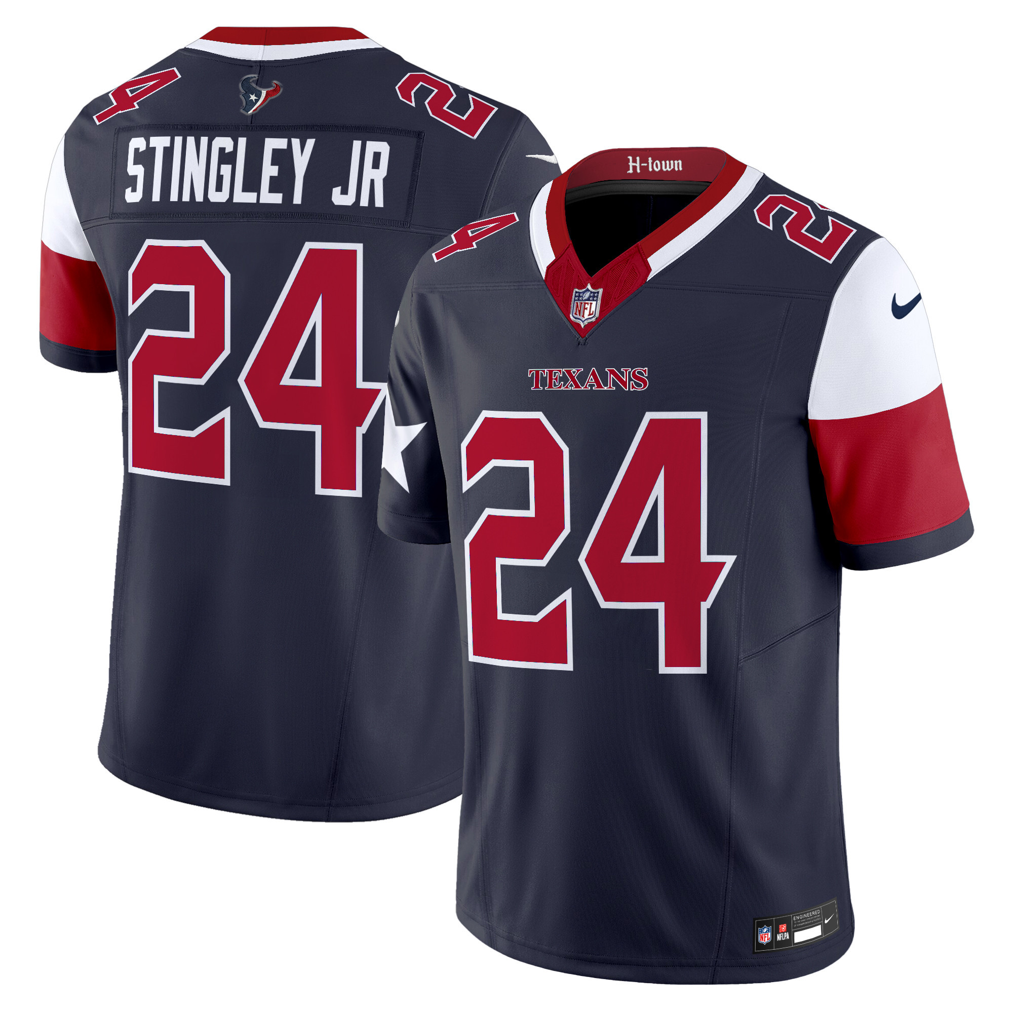 Men's Houston Texans 2024 Vapor Limited Jersey V5 - All Stitched - Image 15