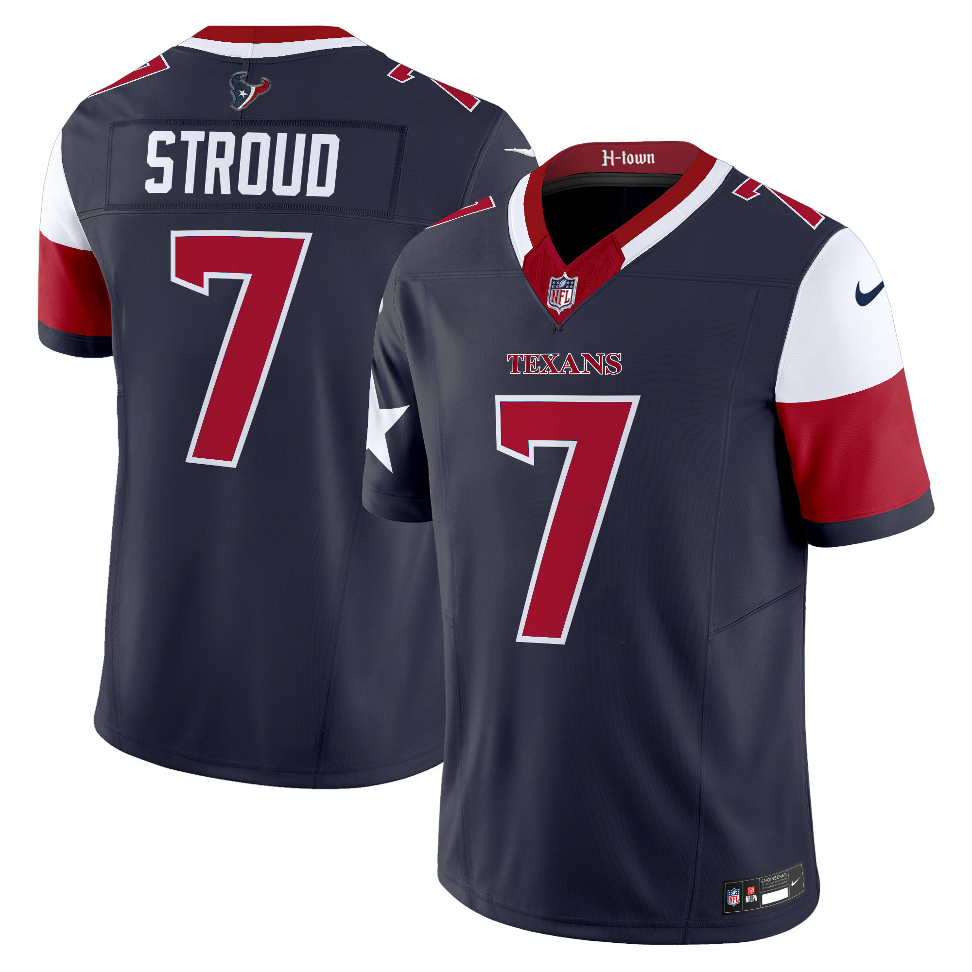 Men's Houston Texans 2024 Vapor Limited Jersey V5 - All Stitched - Image 10