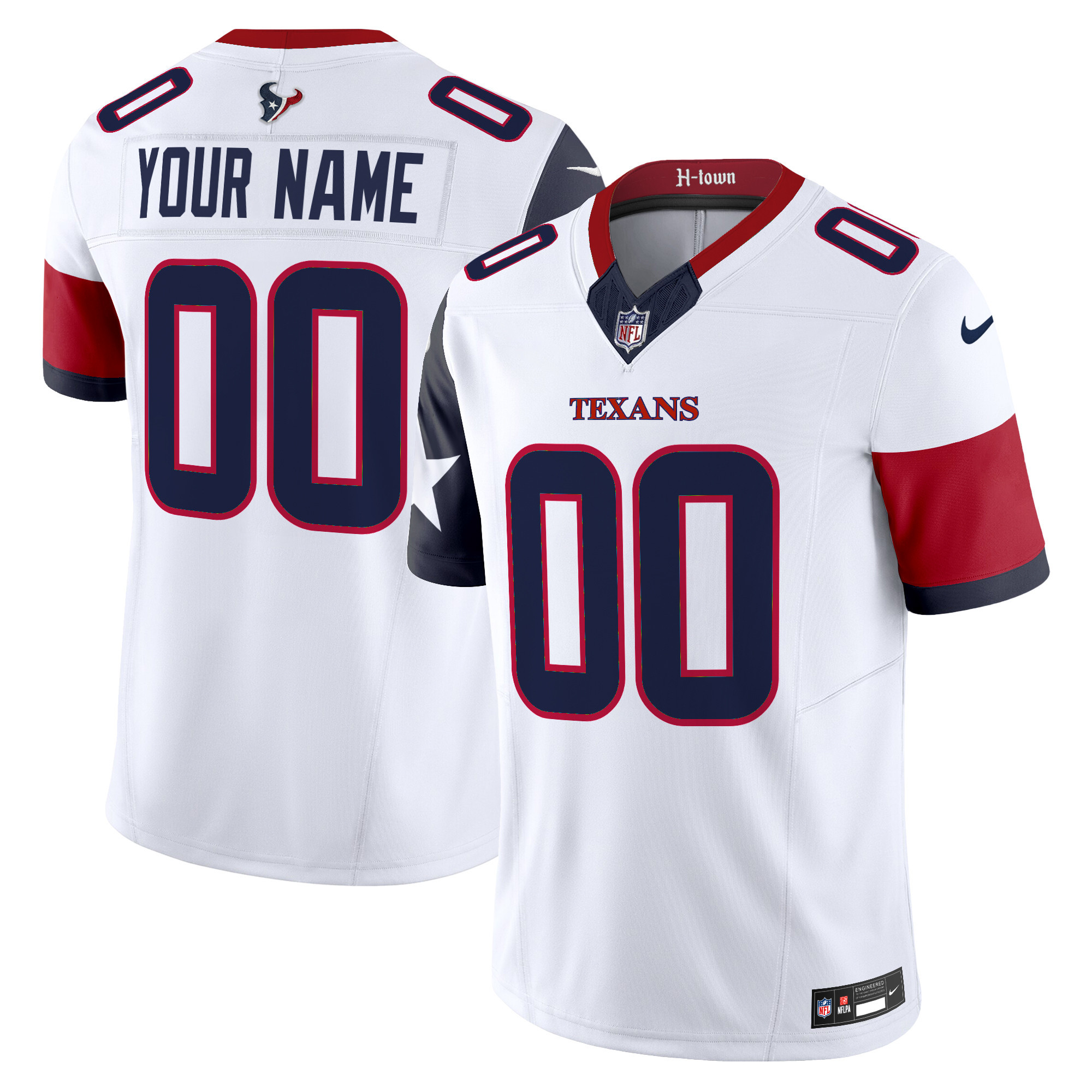 Houston Texans 2024 Vapor Limited Custom Jersey V5 - All Stitched - Image 4