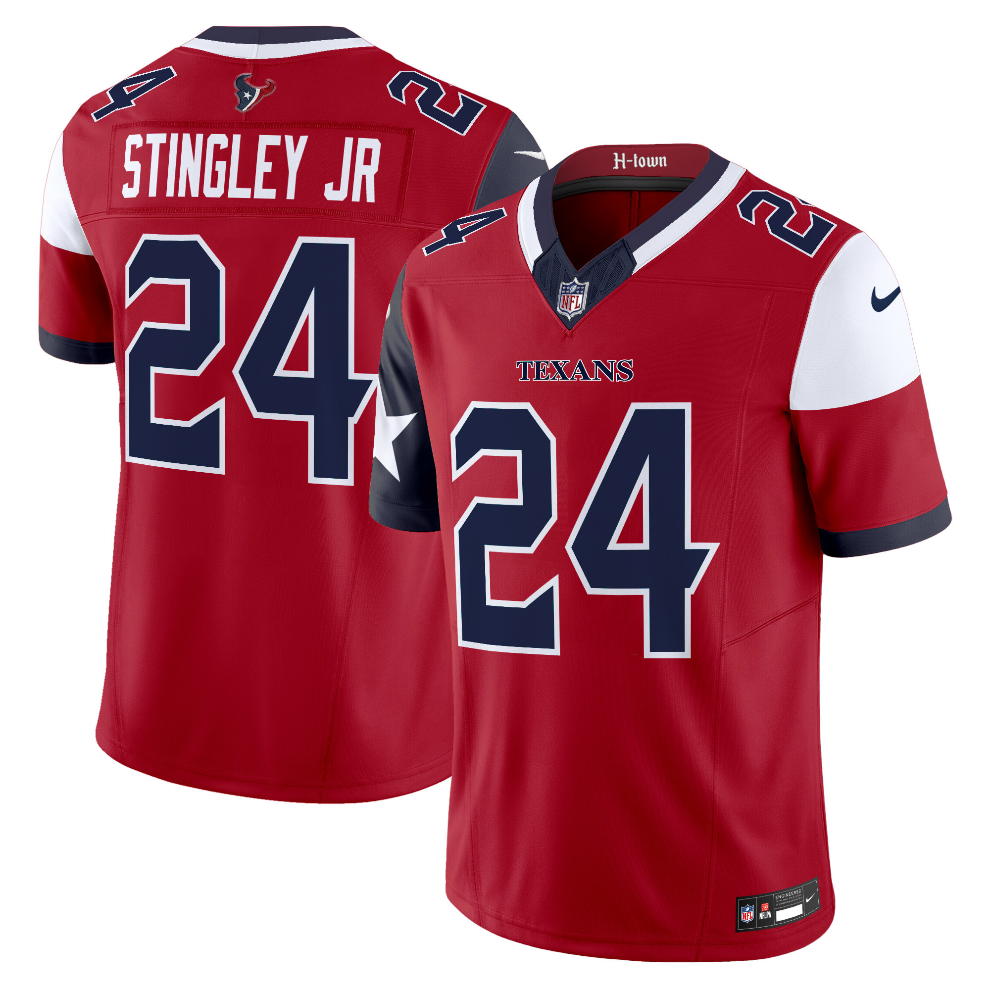 Men's Houston Texans 2024 Vapor Limited Jersey V5 - All Stitched - Image 24