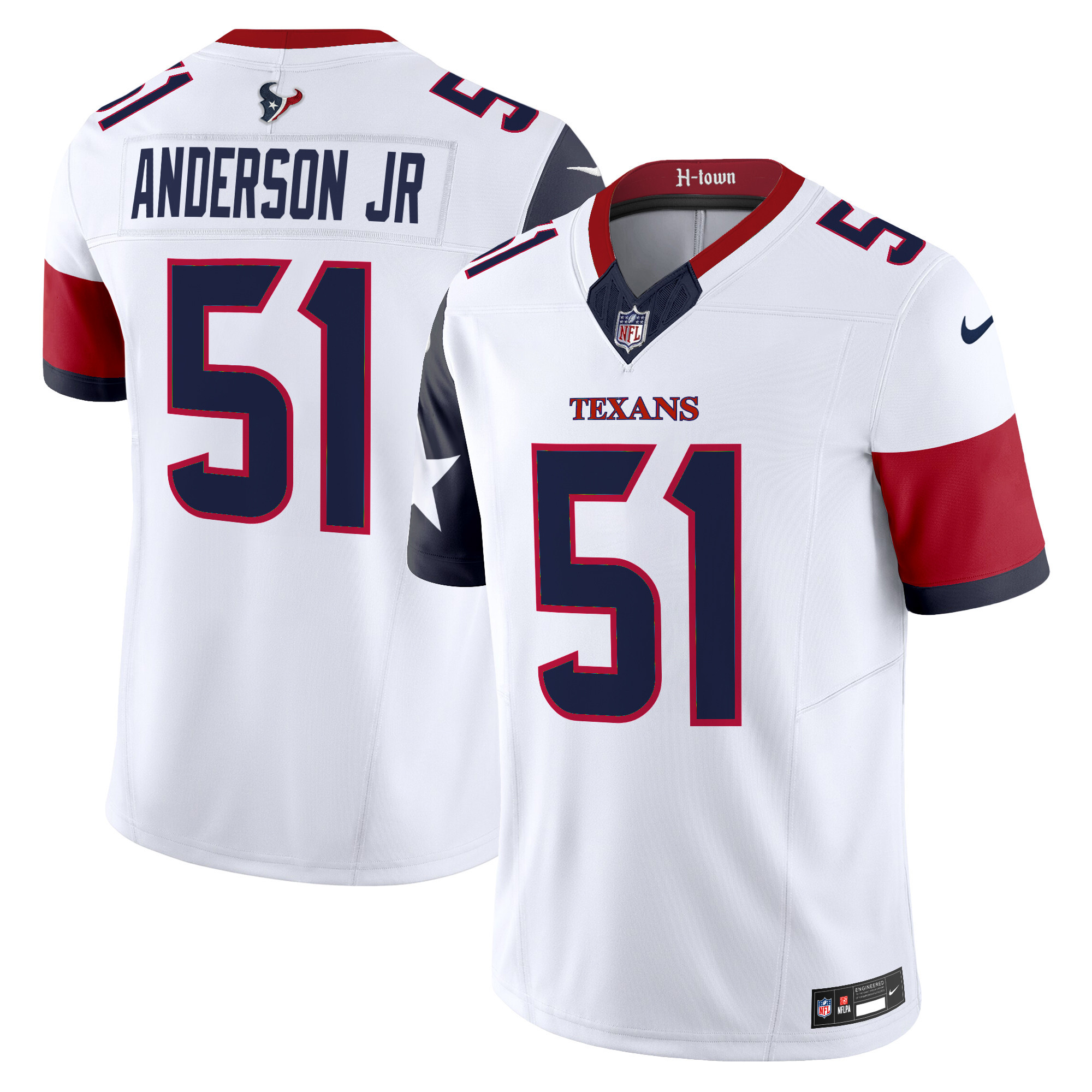 Men's Houston Texans 2024 Vapor Limited Jersey V5 - All Stitched - Image 35