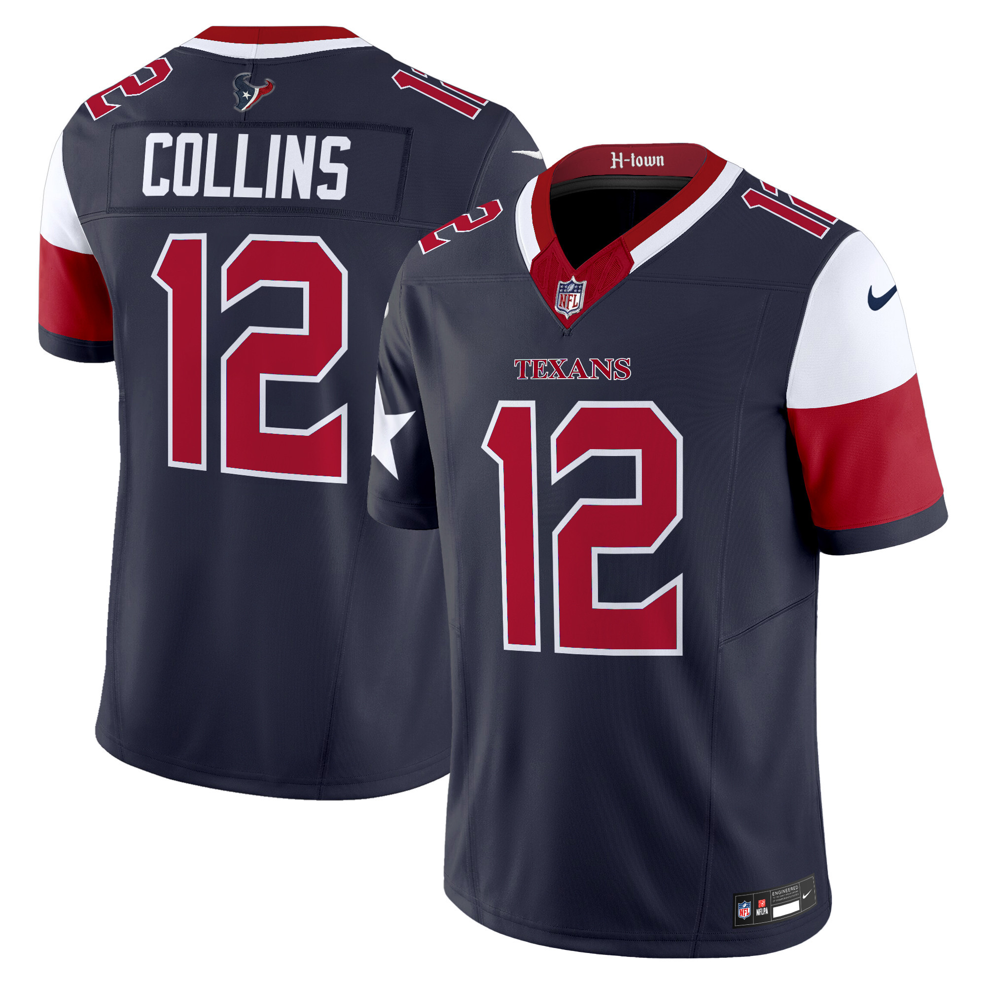 Men's Houston Texans 2024 Vapor Limited Jersey V5 - All Stitched - Image 11