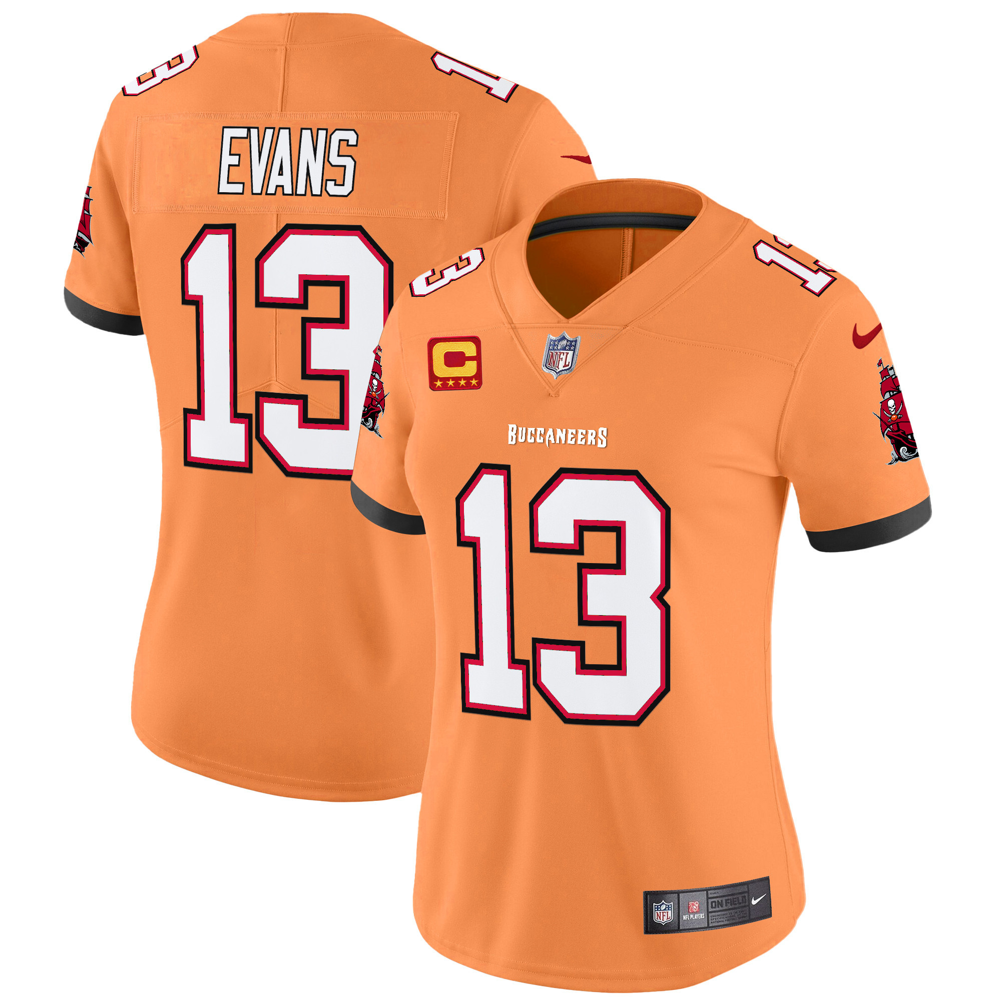 Women's Buccaneers Throwback Vapor Limited Jersey V3 - All Stitched - Image 3