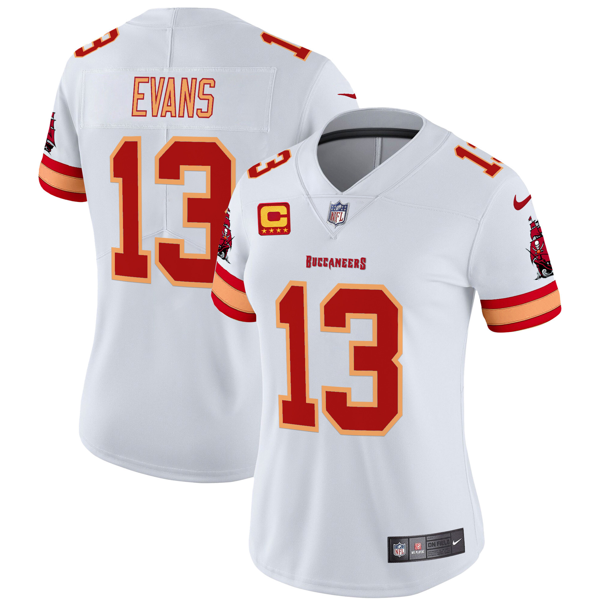 Women's Buccaneers Throwback Vapor Limited Jersey V3 - All Stitched - Image 17