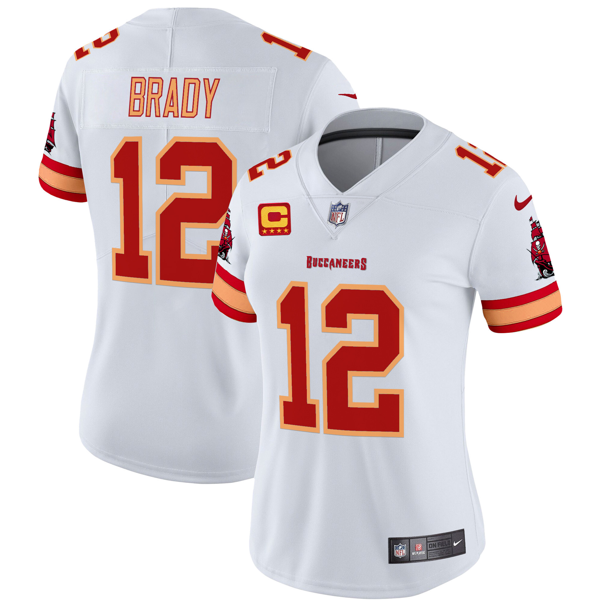Women's Buccaneers Throwback Vapor Limited Jersey V3 - All Stitched - Image 16