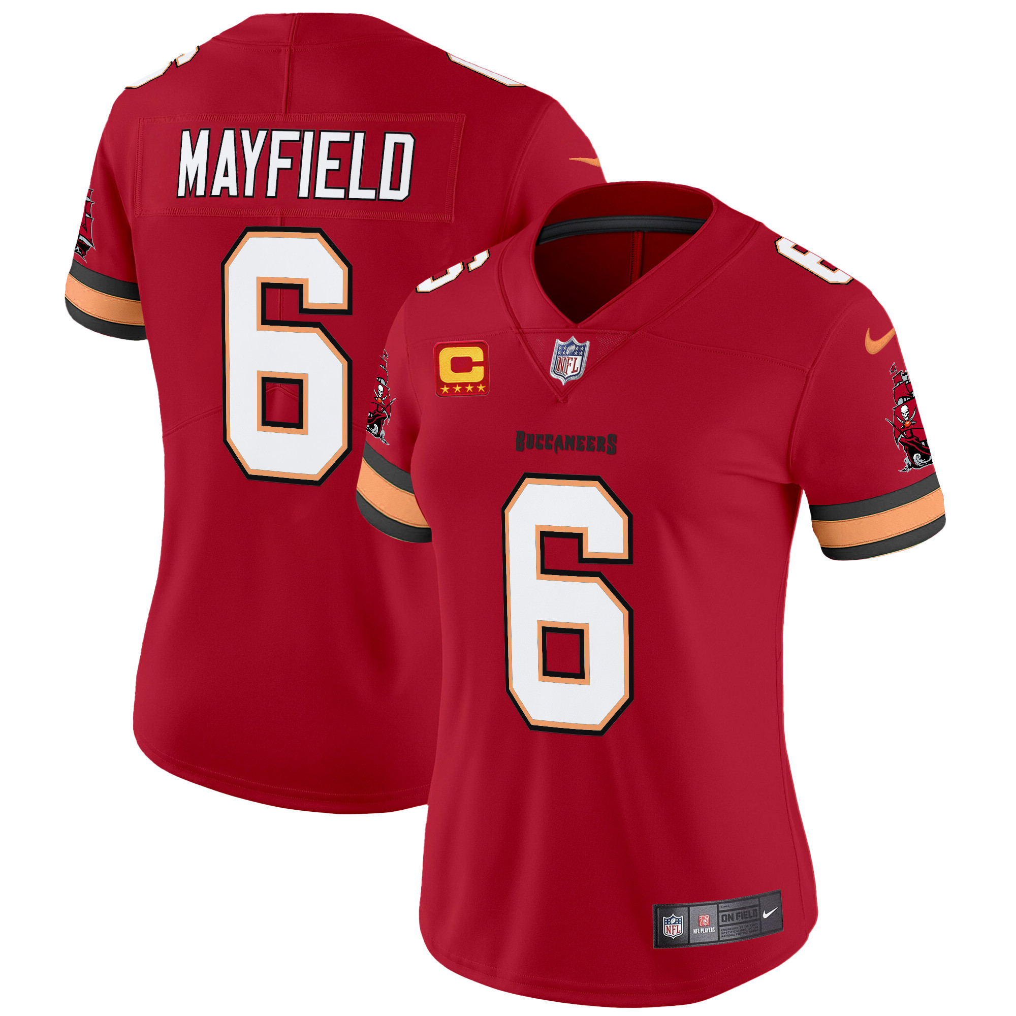 Women's Buccaneers Throwback Vapor Limited Jersey V3 - All Stitched - Image 8