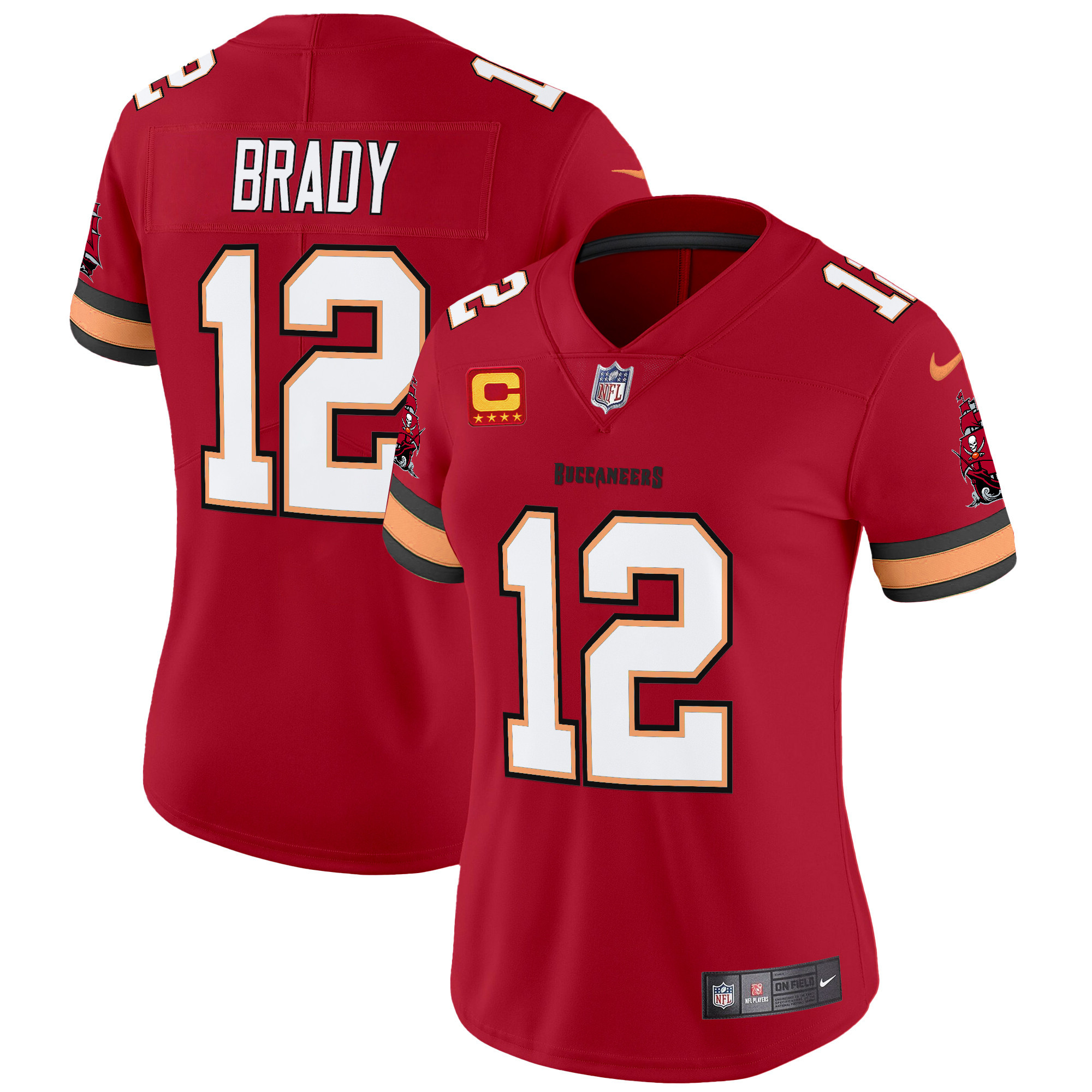 Women's Buccaneers Throwback Vapor Limited Jersey V3 - All Stitched - Image 9
