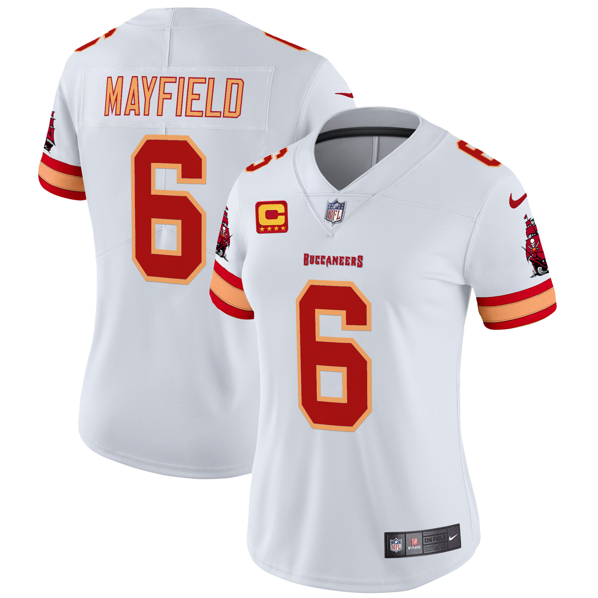 Women's Buccaneers Throwback Vapor Limited Jersey V3 - All Stitched - Image 15