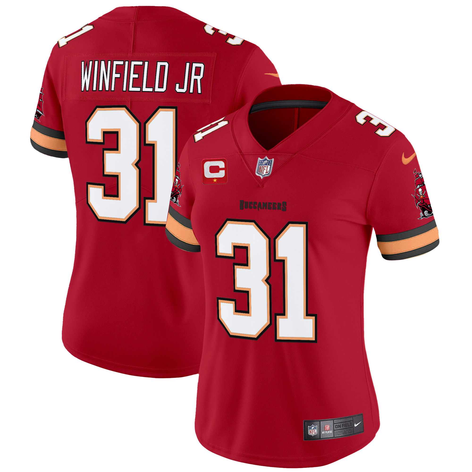 Women's Buccaneers Throwback Vapor Limited Jersey V3 - All Stitched - Image 13