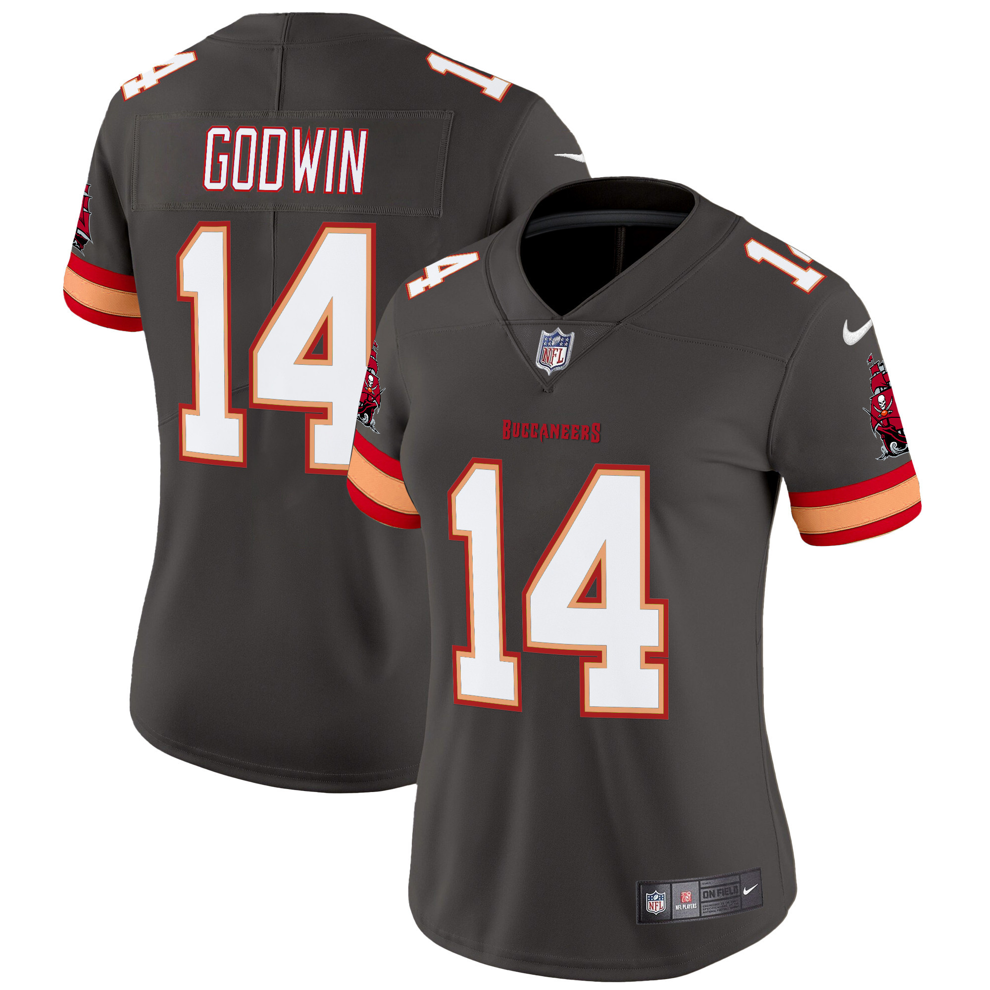 Women's Buccaneers Throwback Vapor Limited Jersey V3 - All Stitched - Image 25