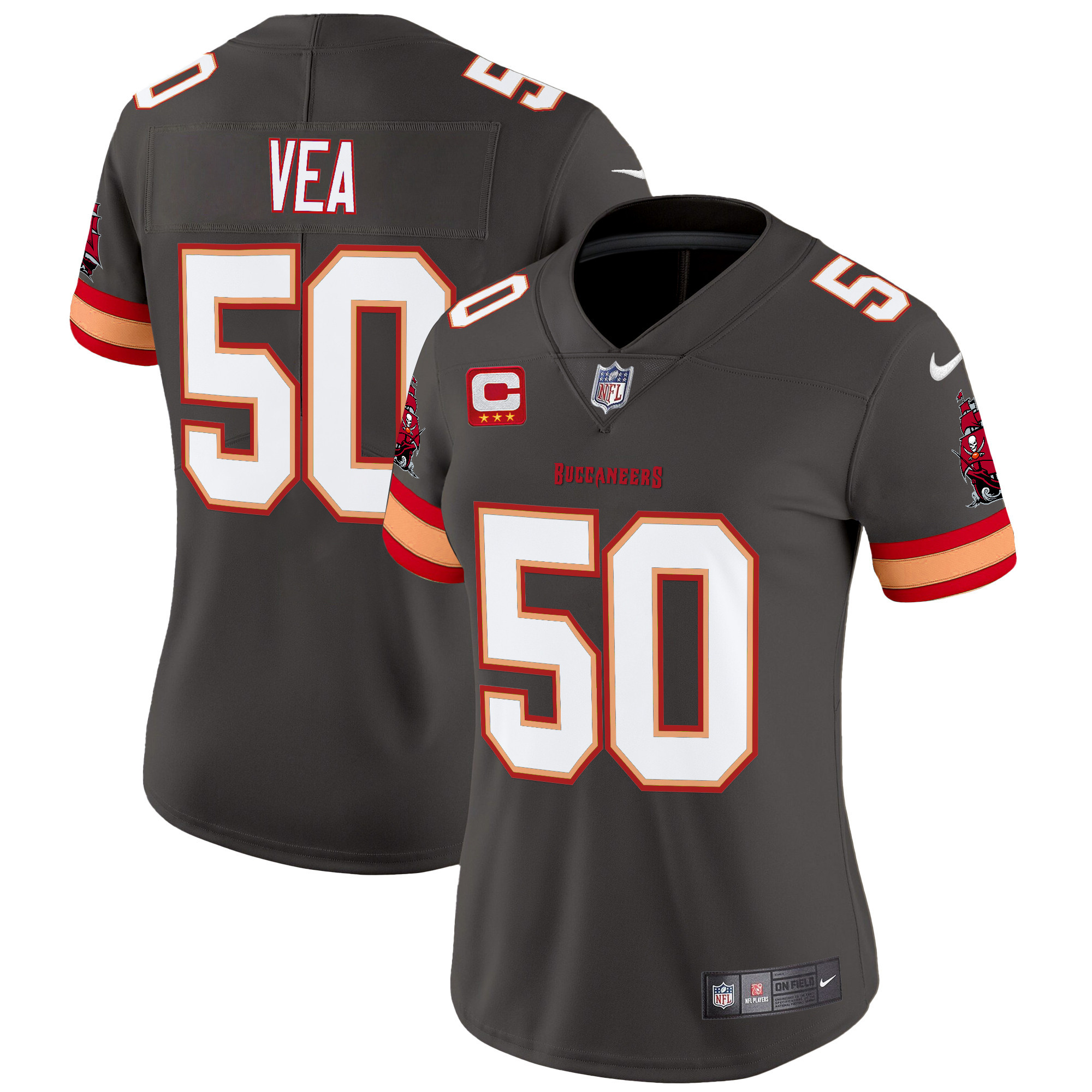 Women's Buccaneers Throwback Vapor Limited Jersey V3 - All Stitched - Image 26