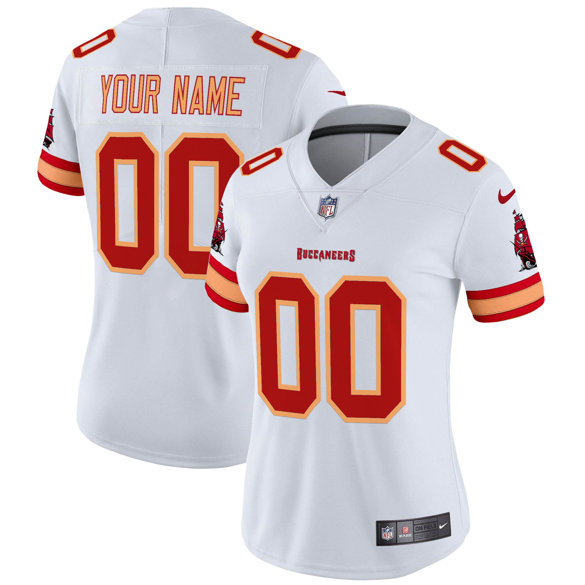 Buccaneers Throwback Vapor Limited Custom Jersey V3 - All Stitched - Image 7