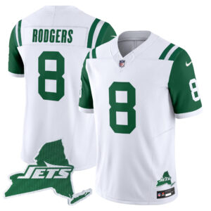Men's New York Jets Home Patch Vapor Legacy Limited Jersey - All Stitched