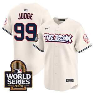 Men's Yankees The Bronx 2024 World Series Vapor Premier Limited Jersey - All Stitched