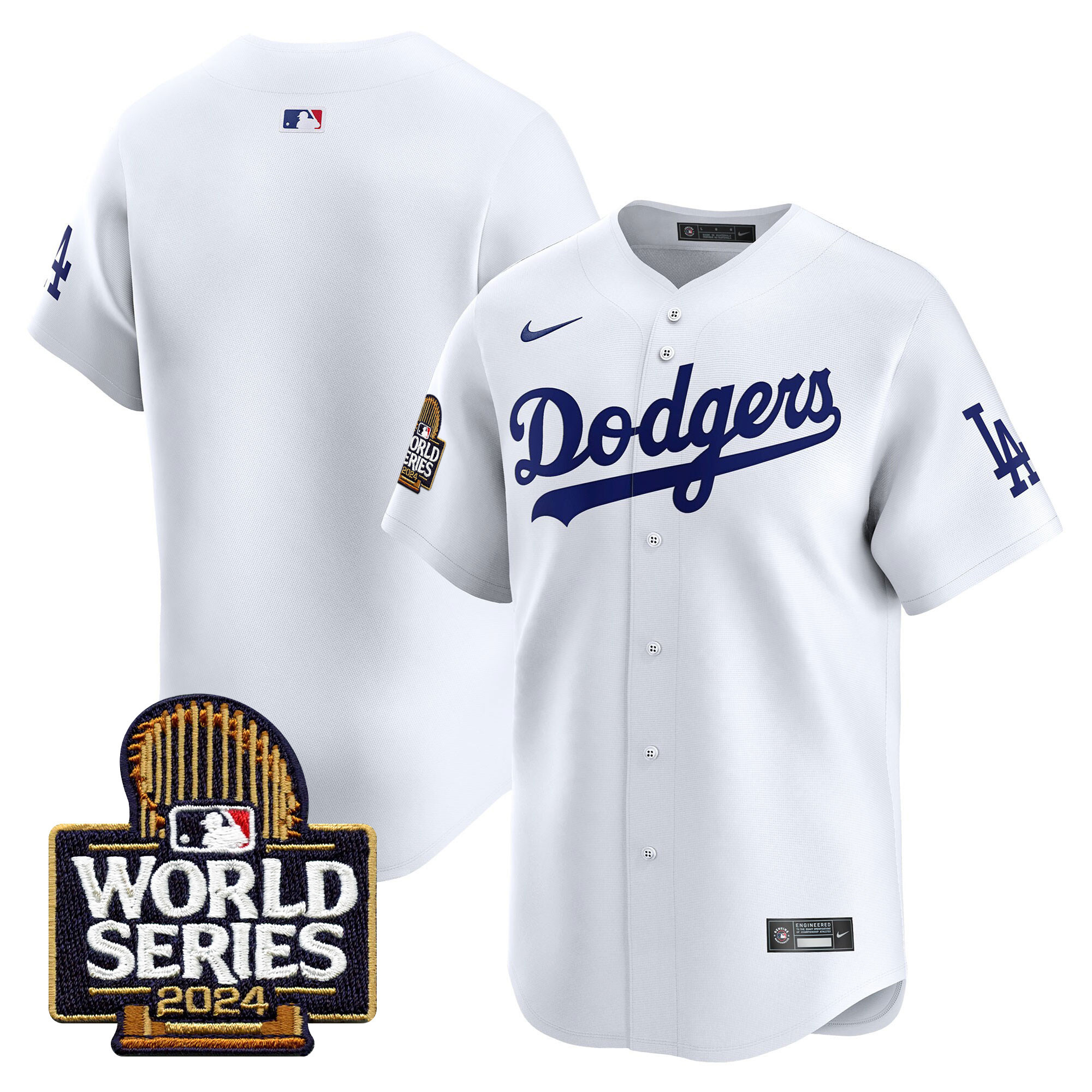 Men's Dodgers 2024 World Series Vapor Premier Limited Jersey - All Stitched - Image 10
