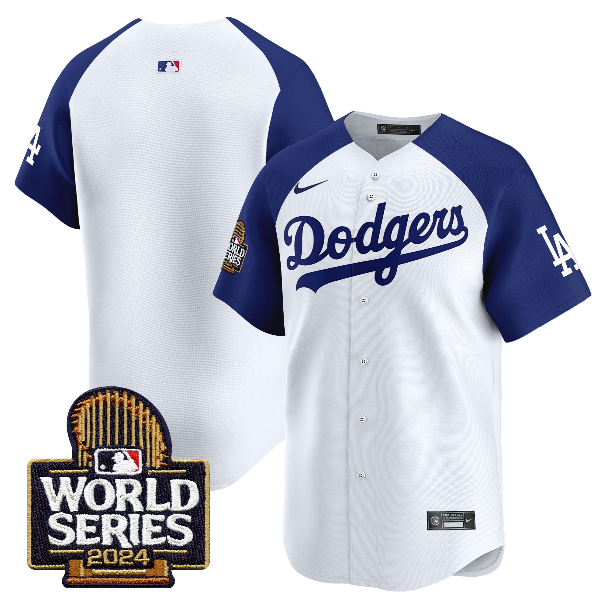 Men's Dodgers 2024 World Series Vapor Premier Limited Jersey - All Stitched - Image 30