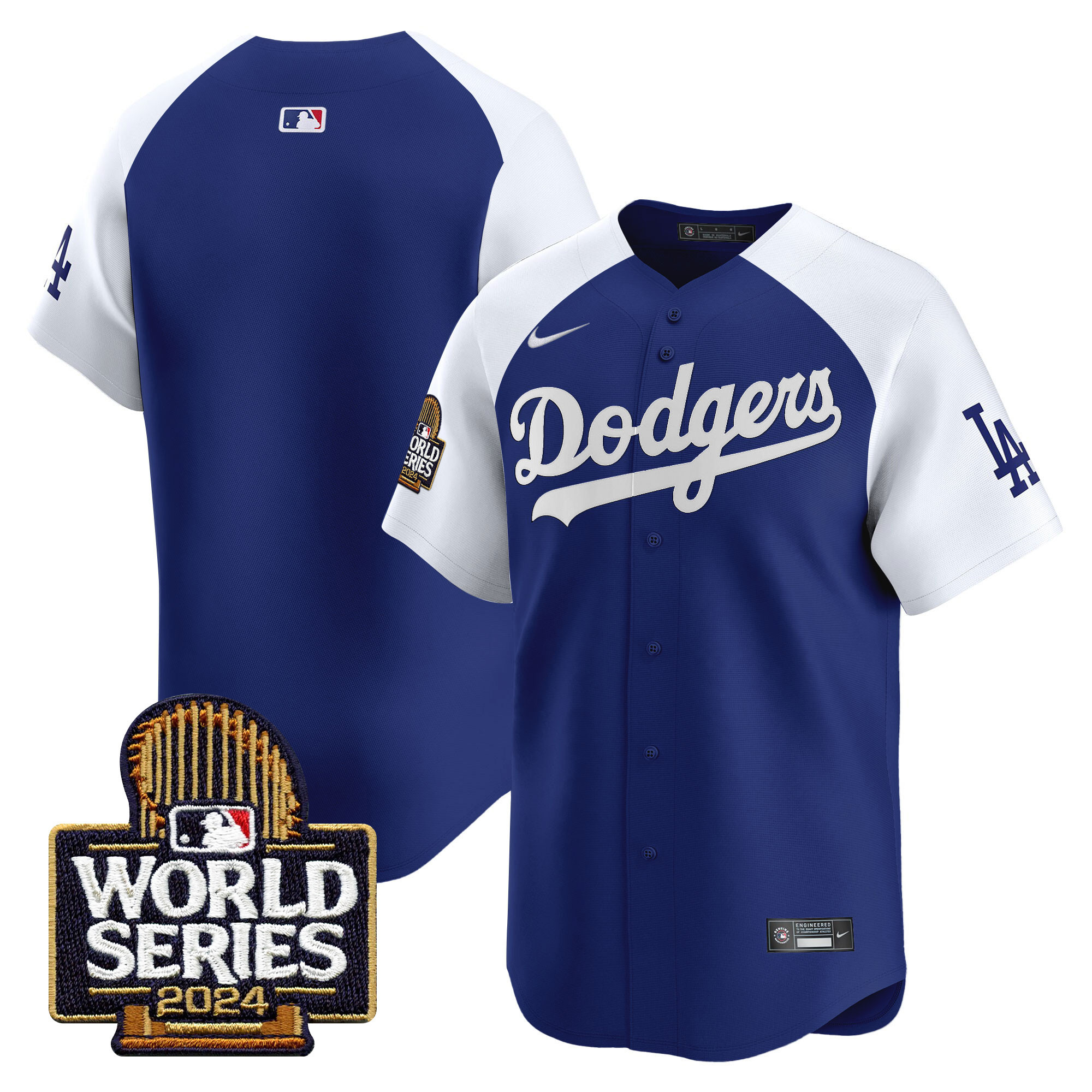 Men's Dodgers 2024 World Series Vapor Premier Limited Jersey - All Stitched - Image 40