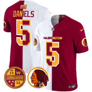 Men's Washington Half Redskins & Commanders Vapor Limited Jersey - All Stitched
