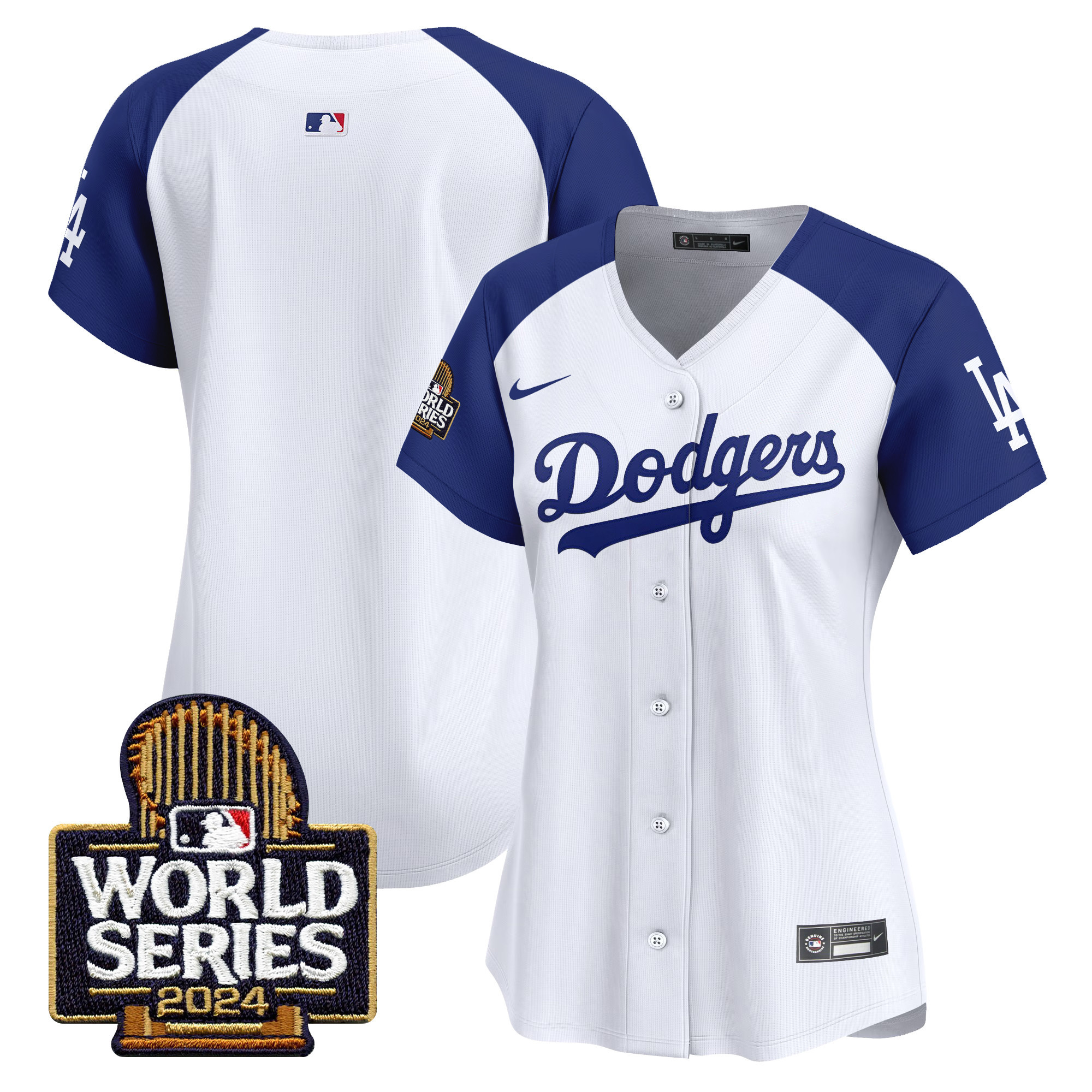 Women's Dodgers 2024 World Series Vapor Premier Limited Jersey - All Stitched - Image 40