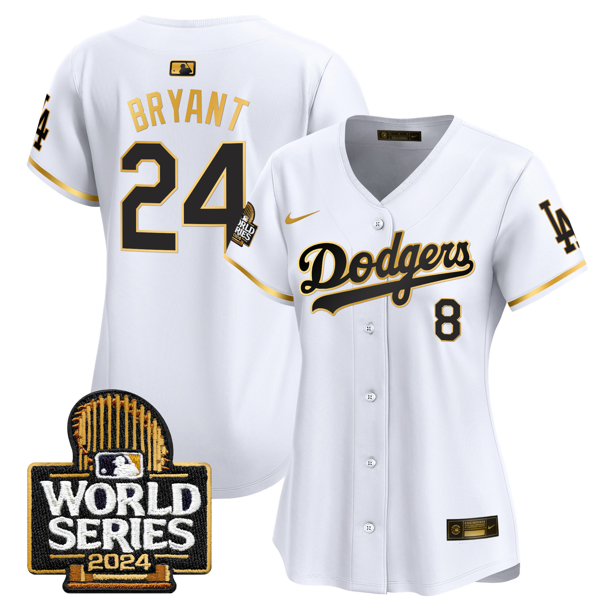 Women's Dodgers 2024 World Series Vapor Premier Limited Jersey - All Stitched - Image 55